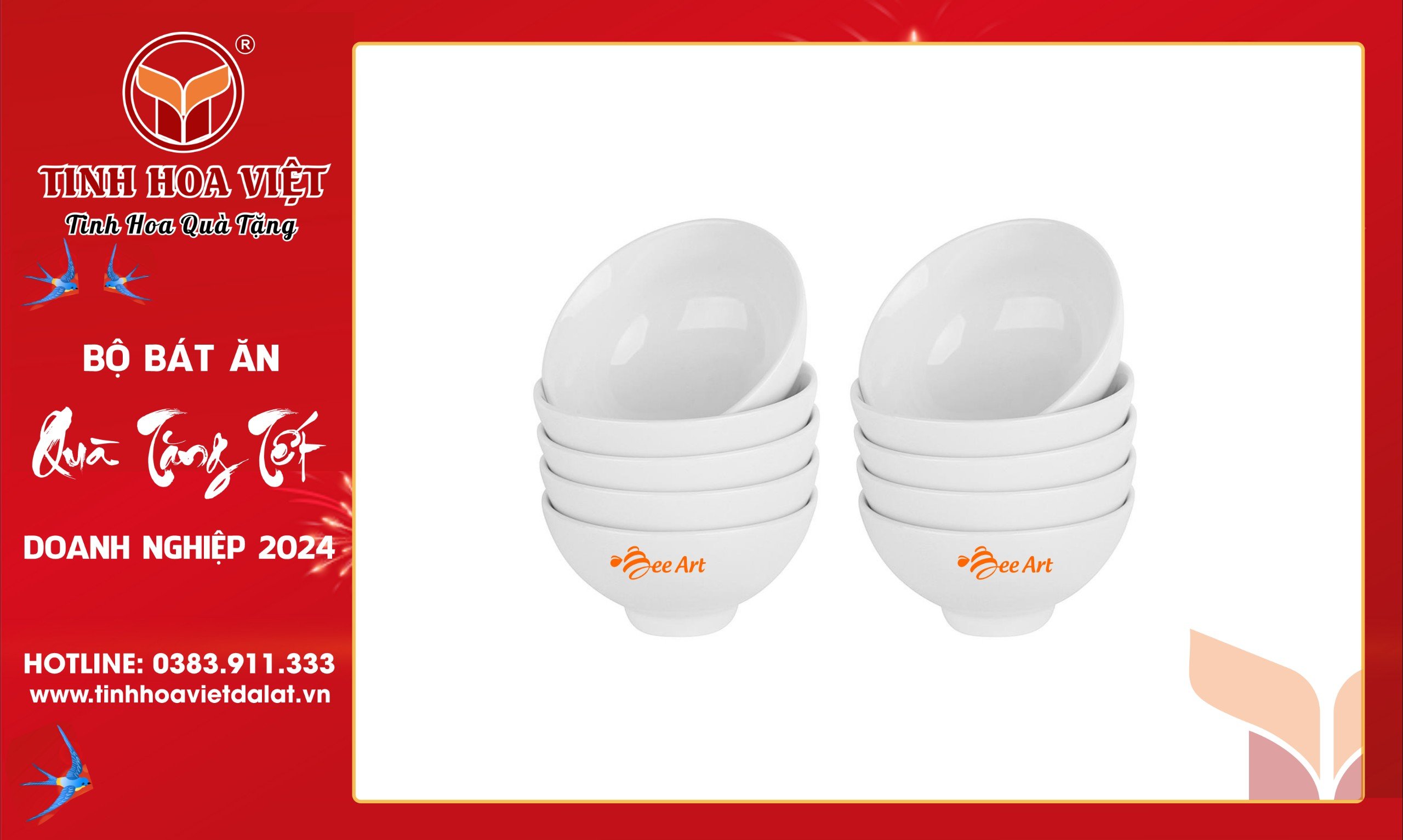 bộ bát con inlogo