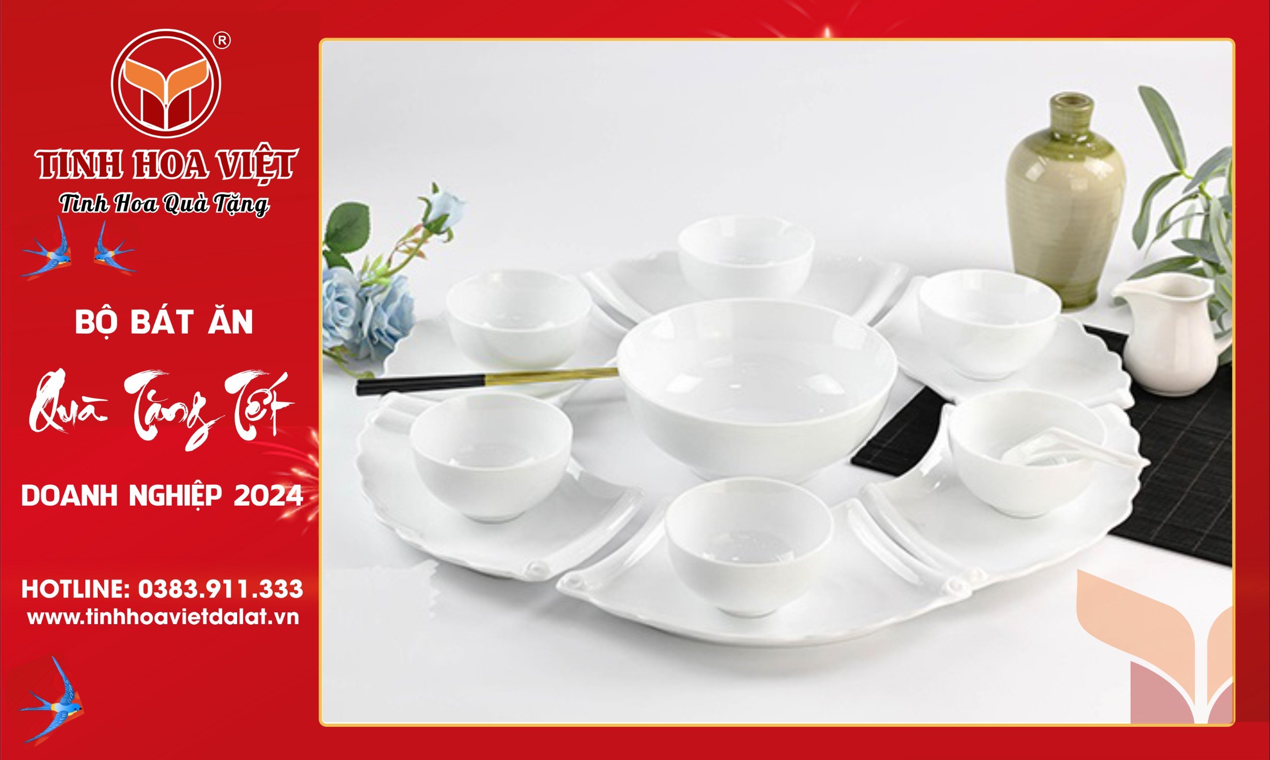 bộ bát ăn hoa mặt trời