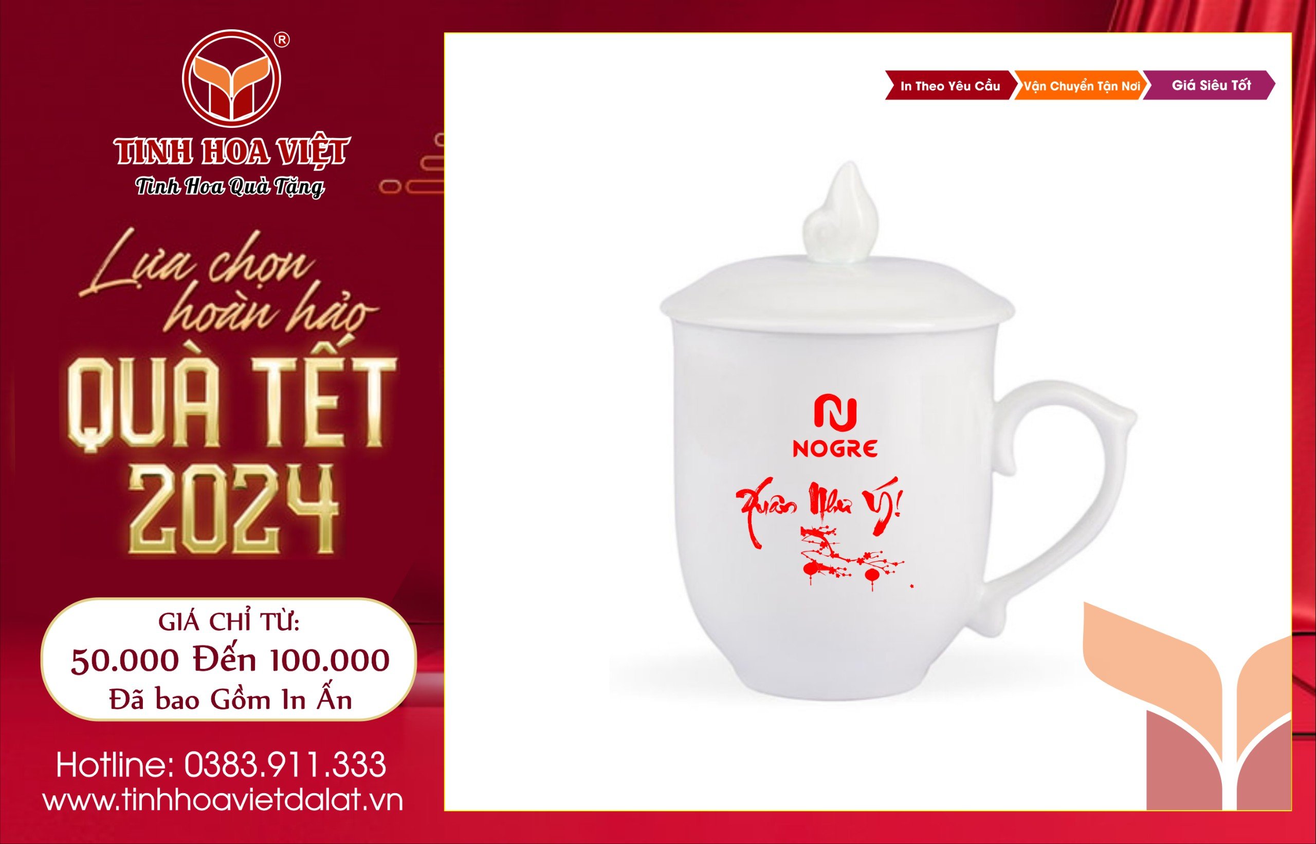 cốc sứ chóp lửa