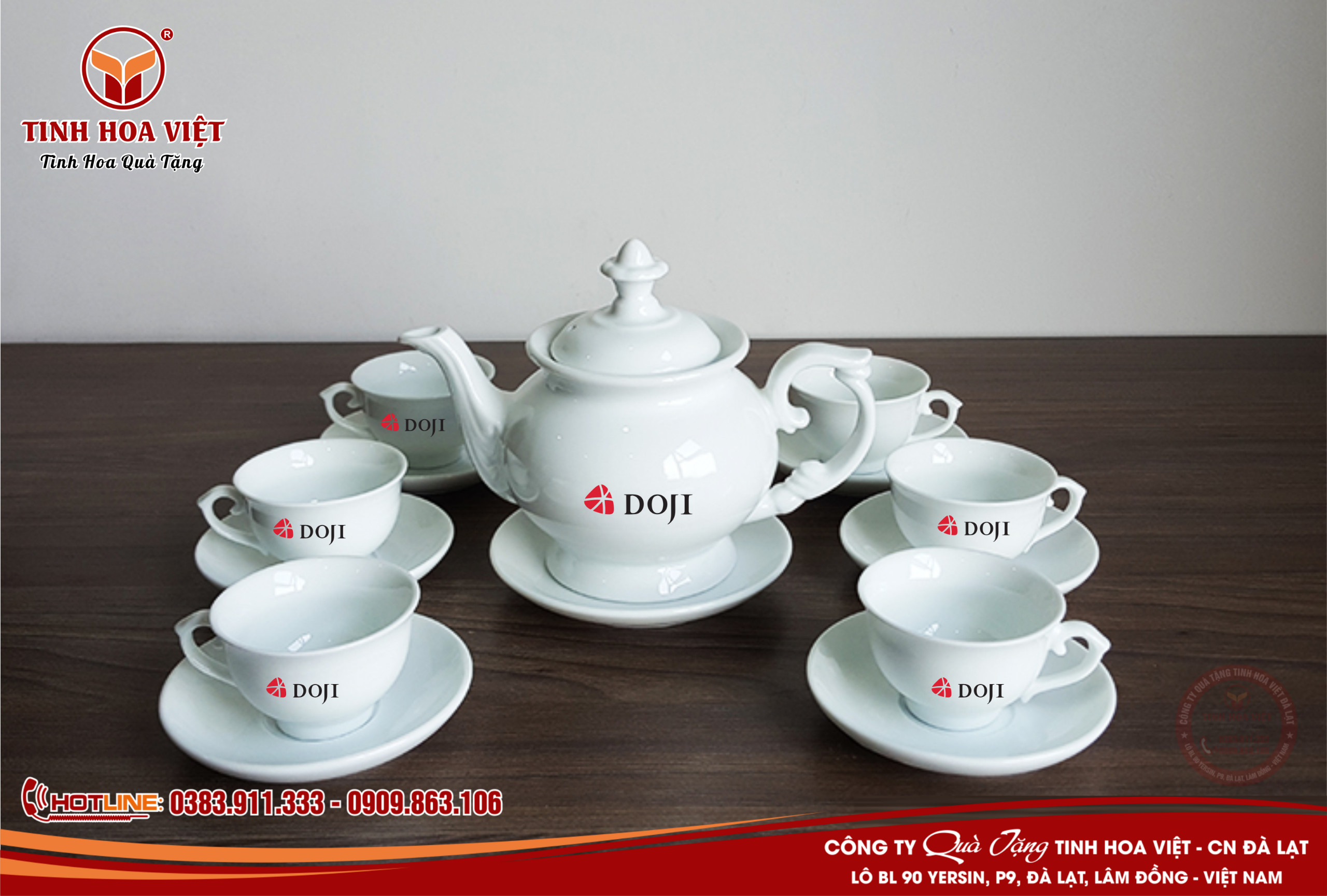 ấm chén quà tặng doanh nghiệp