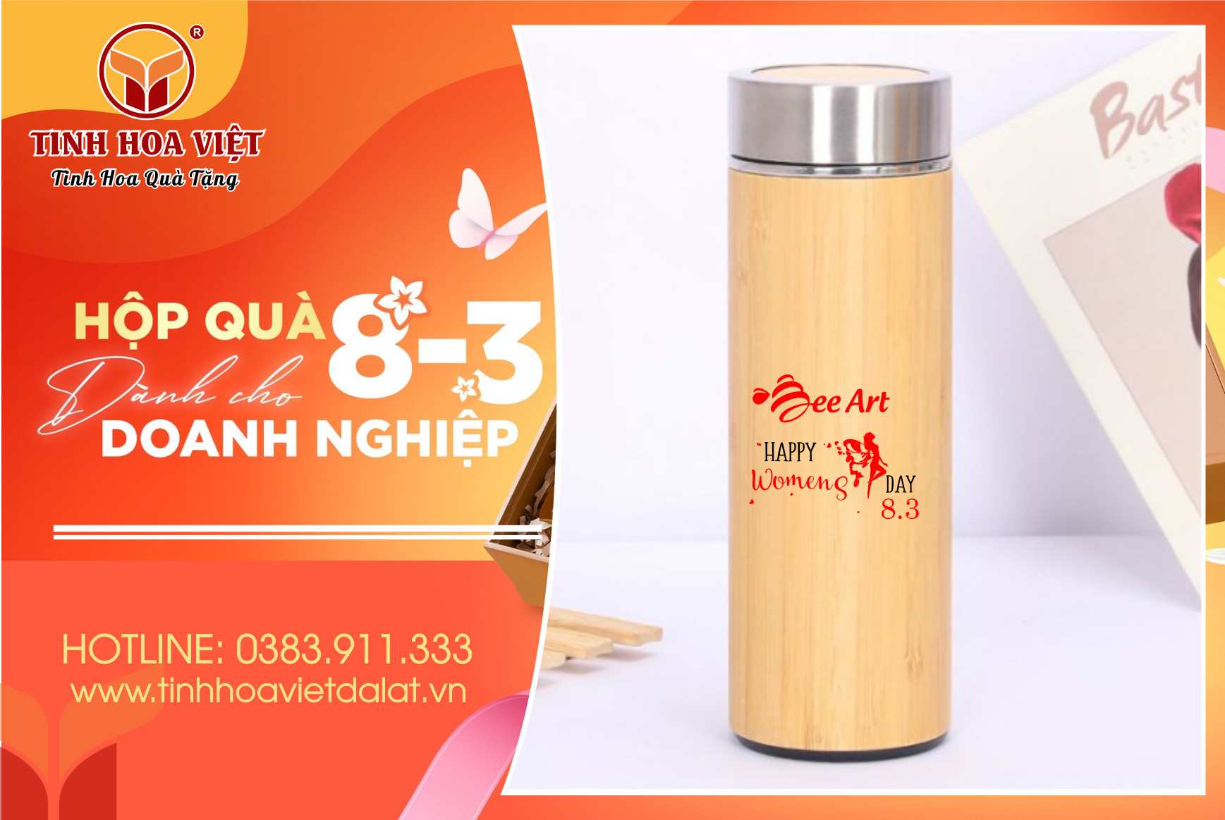 bình giữ nhiệt quà tặng 8.3