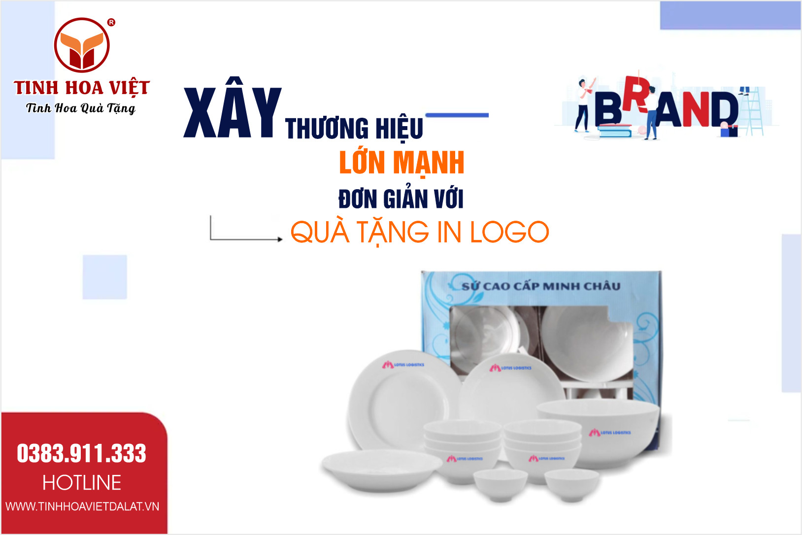 marketing thương hiệu với quà tặng in logo