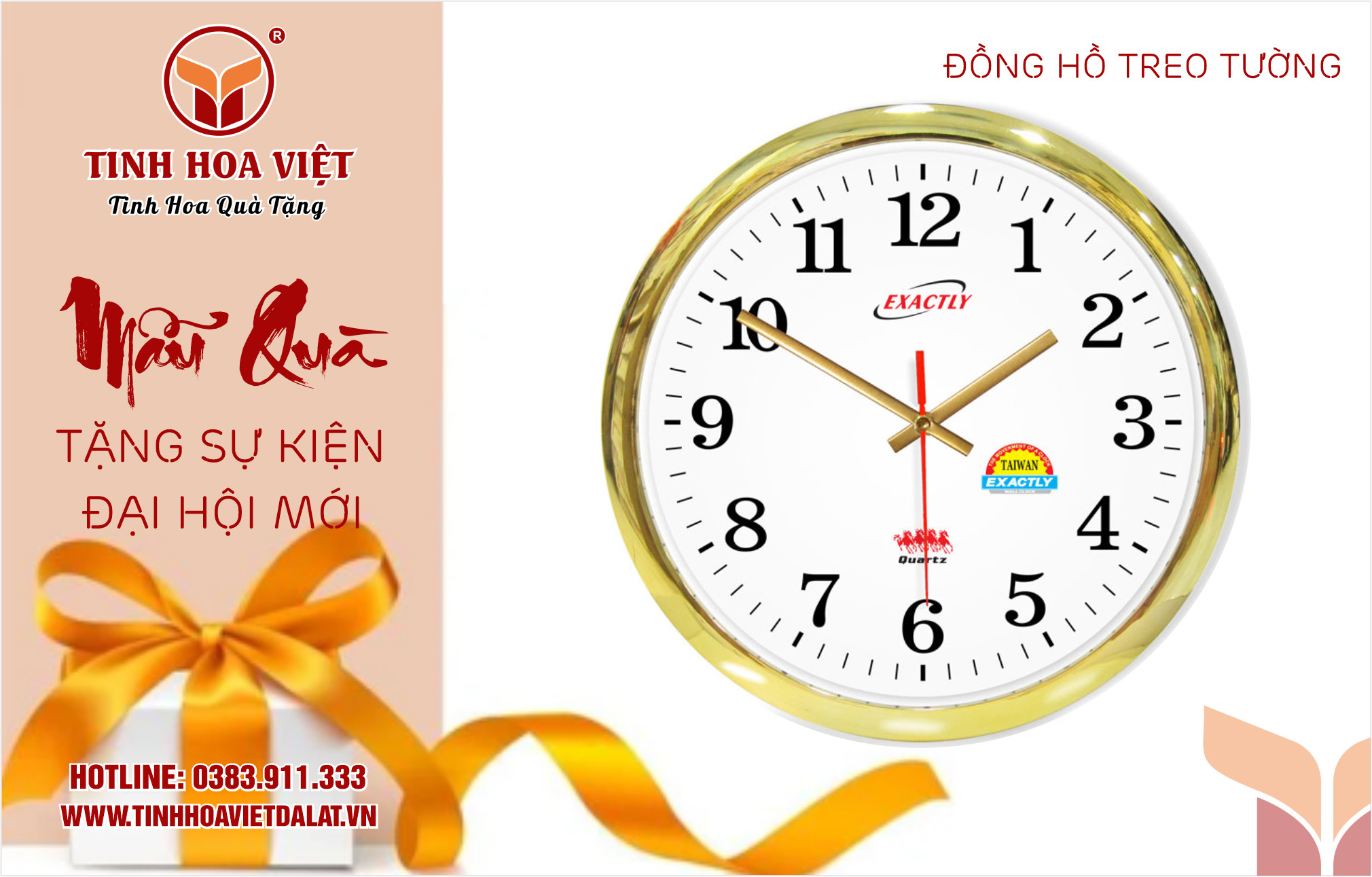 Top 5 Lý Do Nên Chọn Đồng Hồ Treo Tường Làm Quà Tặng Đại Hội Sự Kiện