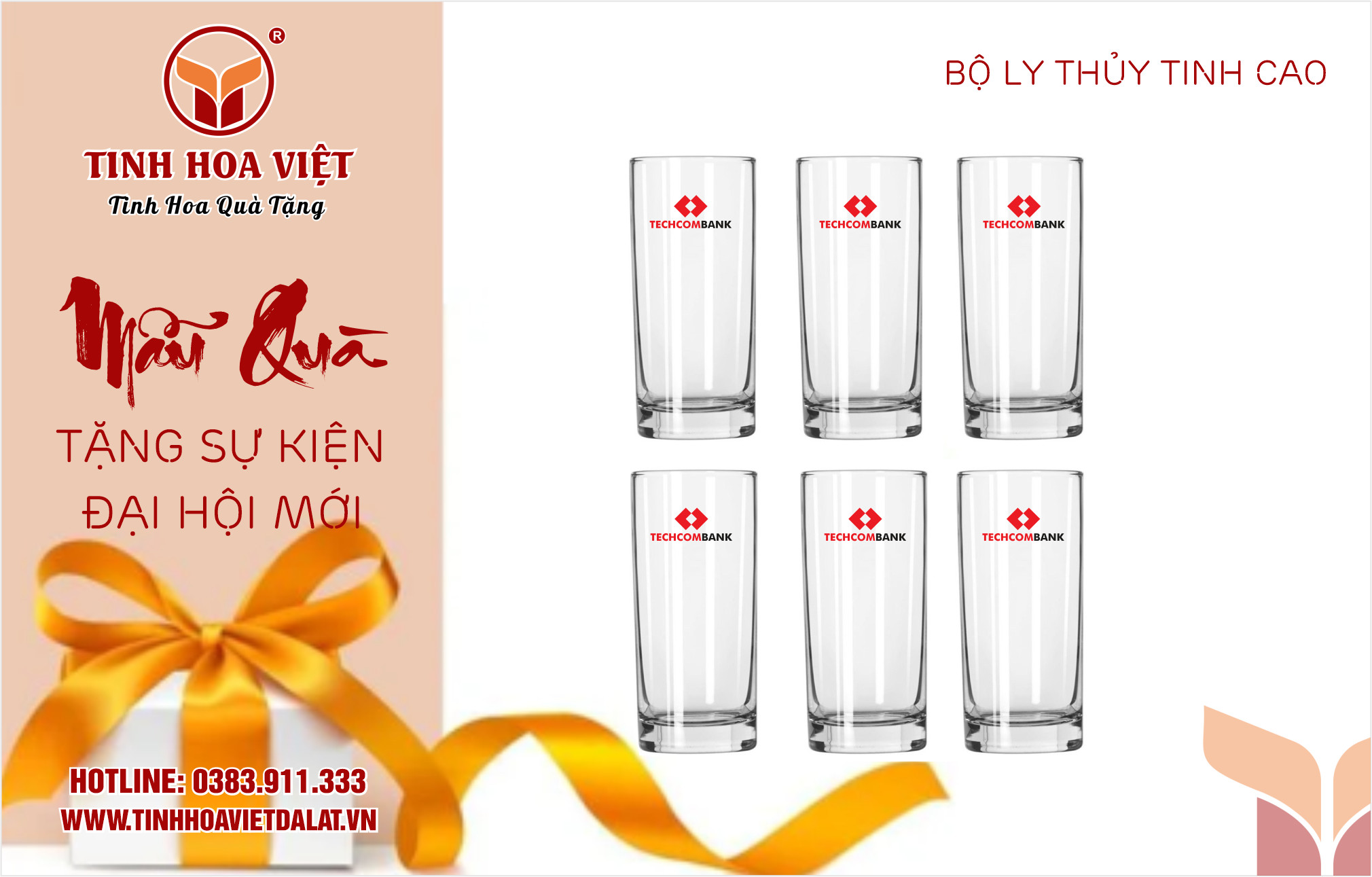 bộ cốc thủy tinh