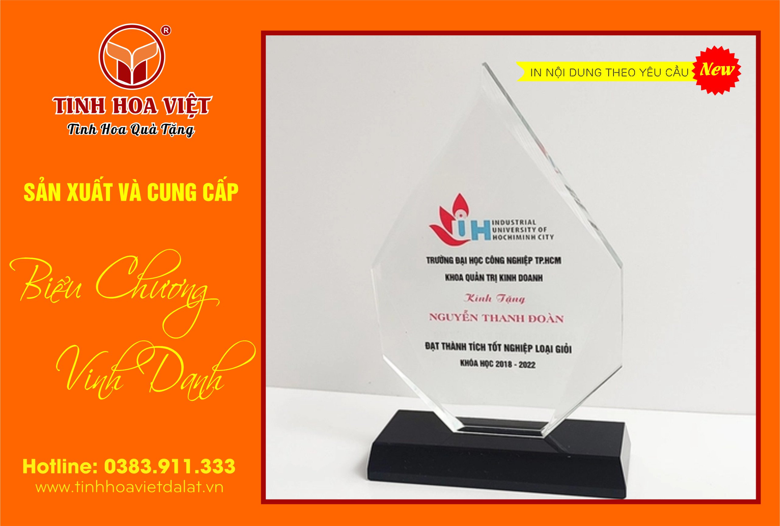 biểu chương pha lê