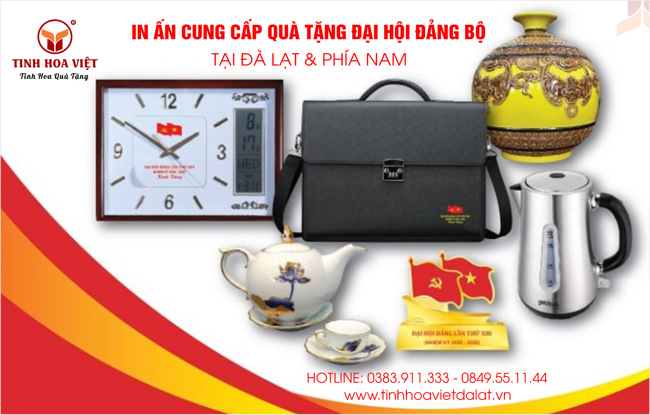 nhà cung cấp quà tặng đại hội đảng bộ 2024 - 2029 uy tín