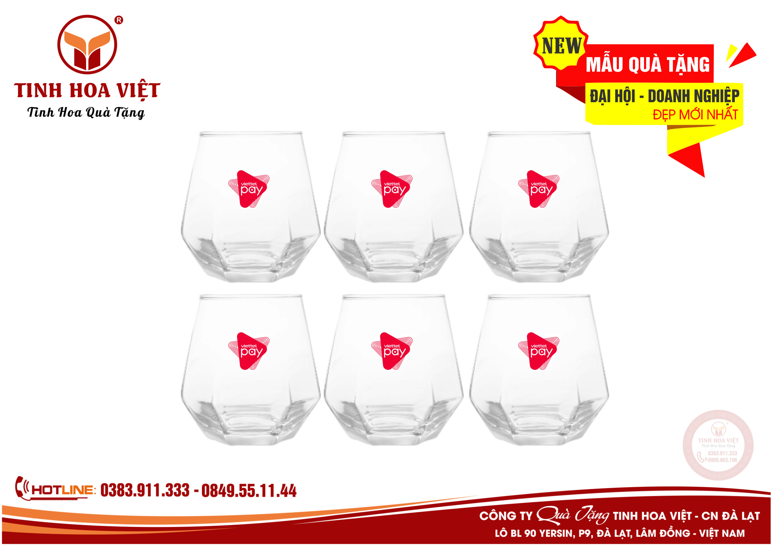 bộ cốc thủy tinh