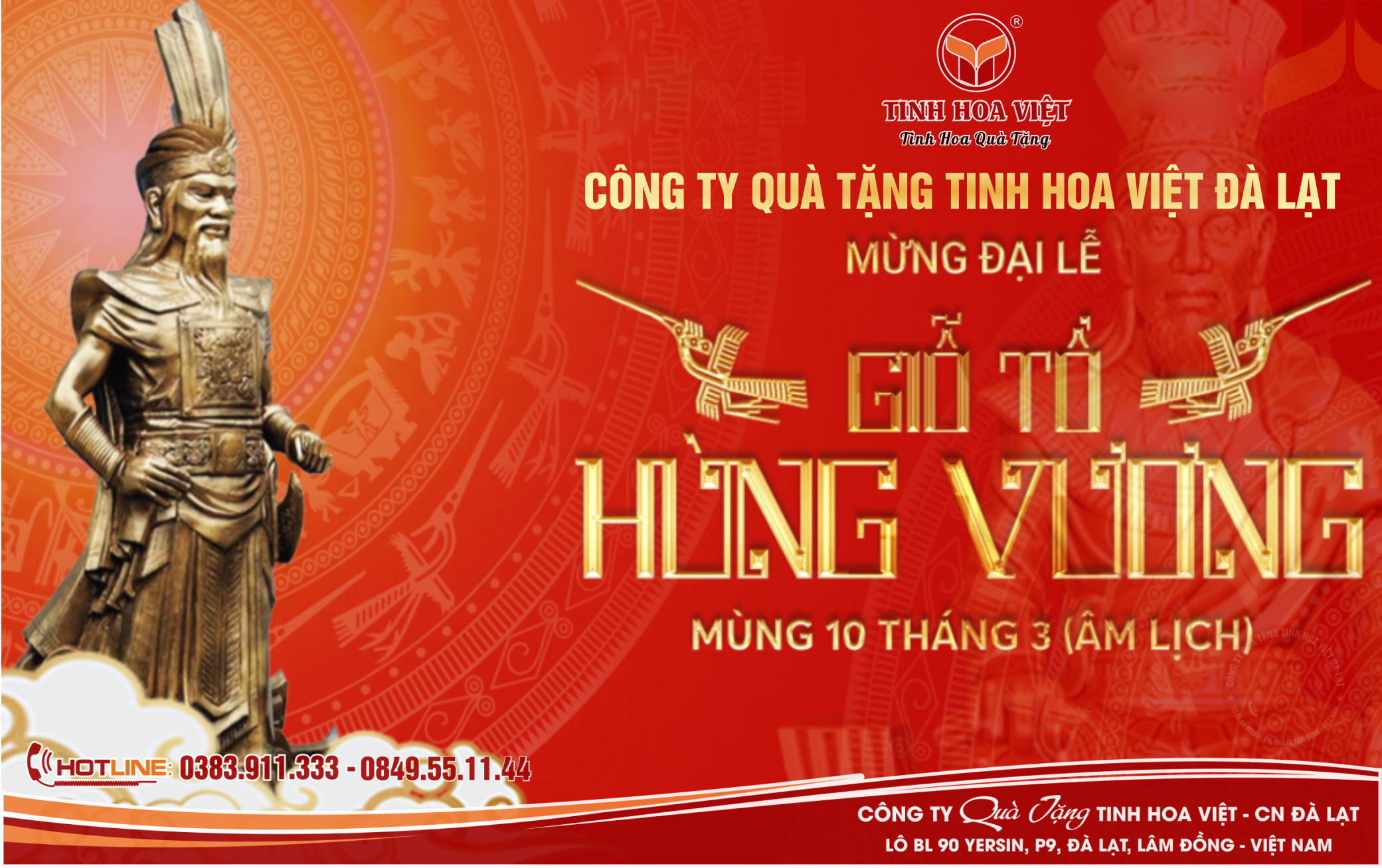 banner ảnh mừng đại lễ giỗ tổ hùng vương mùng 10 tháng 3 năm 2024