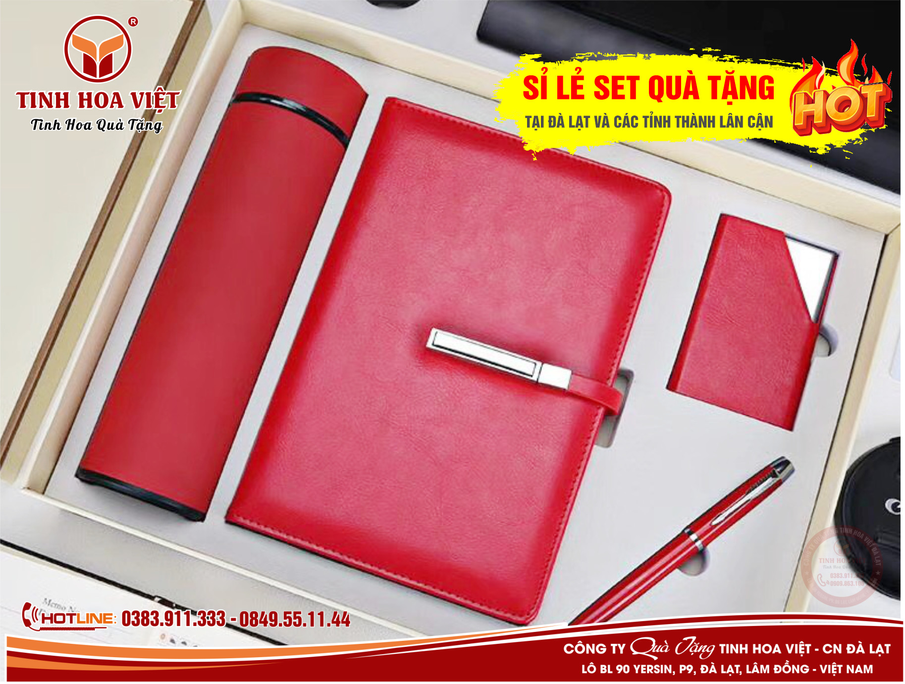 set quà tặng sỉ lẻ tại đà lạt và khu vực phía nam