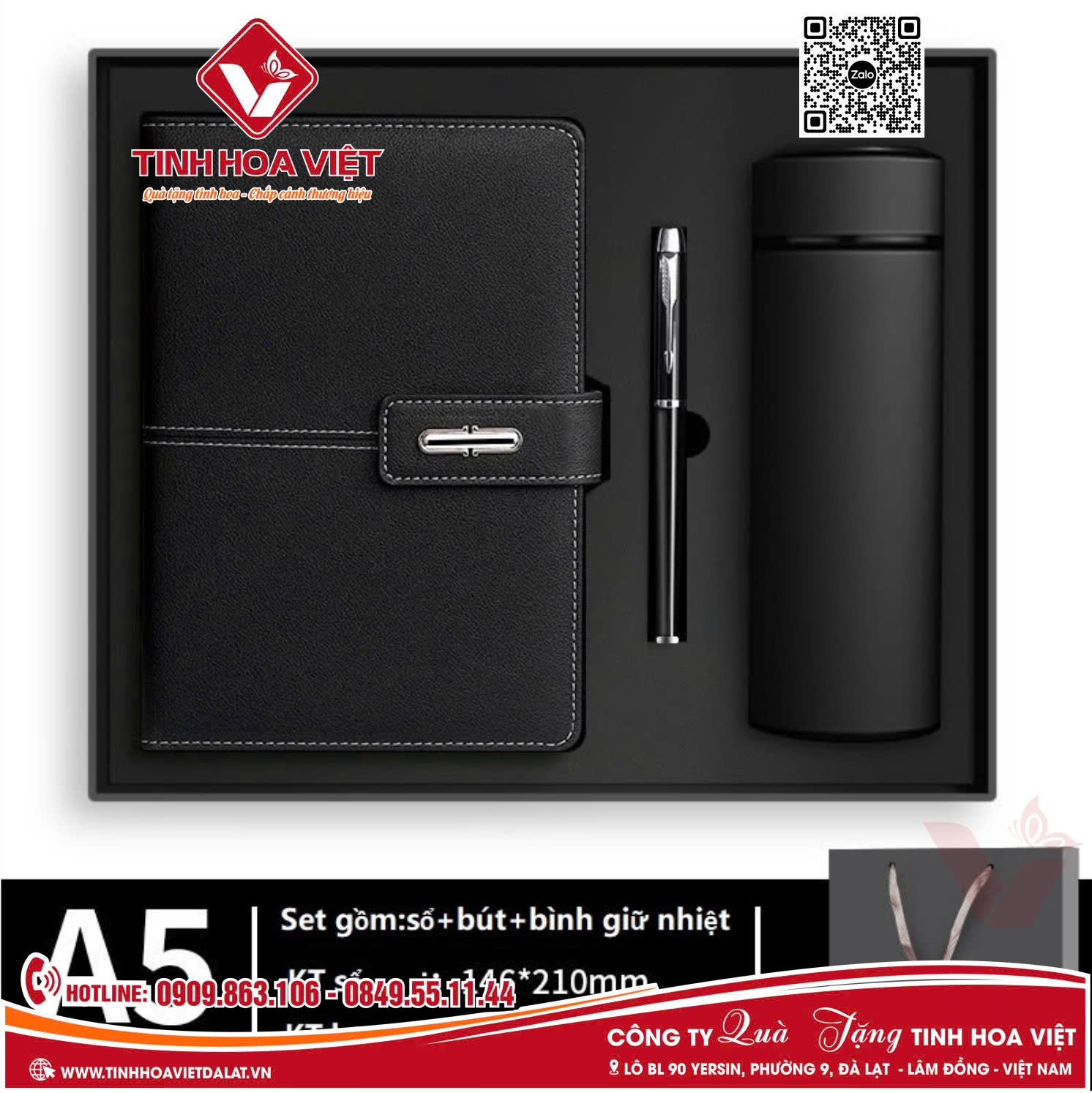 Mẫu Combo Sổ Da Bút Ký Quà Tặng Đại Hội Đảng Bộ – Quà Tặng Doanh Nghiệp Được Ưa Chuộng Nhất Hiện Nay