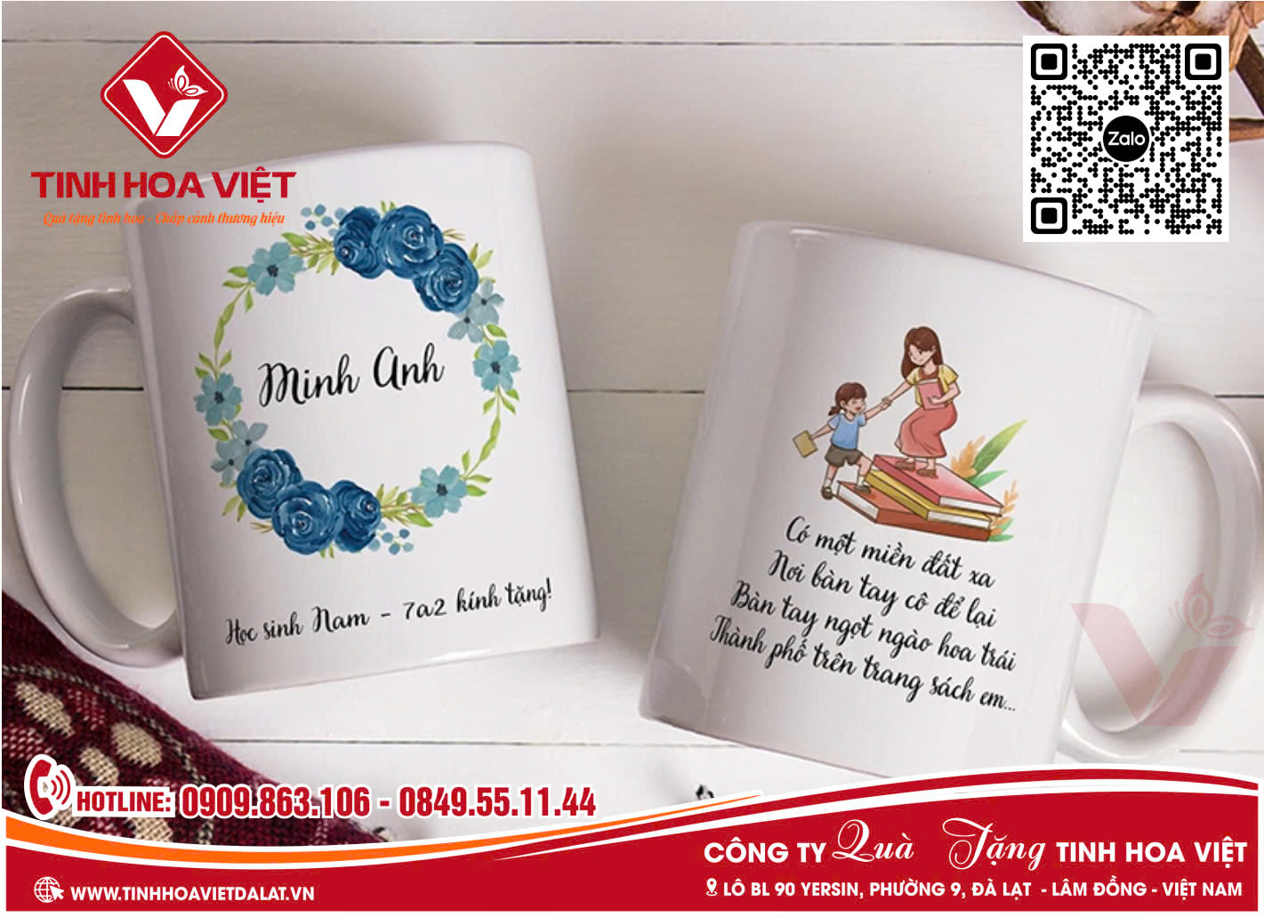 Quà Tặng Ngày 20.11 Ý Nghĩa Cho Thầy Cô Giáo In Ấn Thông Điệp Riêng