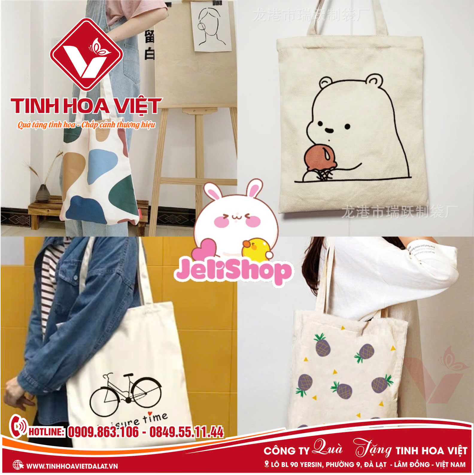 Túi Canvas - Xu Hướng Quà Tặng Xanh Thân Thiện