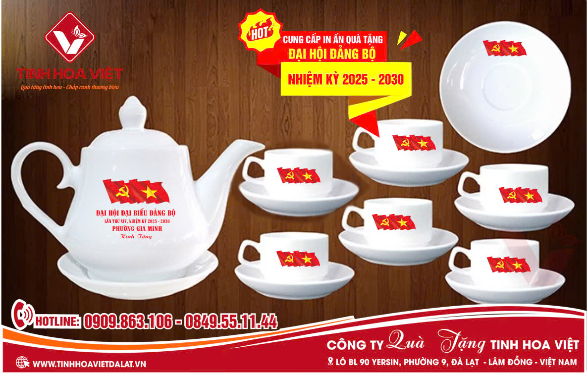 Quà tặng Đại Hội Đảng Bộ Đà Lạt Và Các Tỉnh Nam Trung Bộ