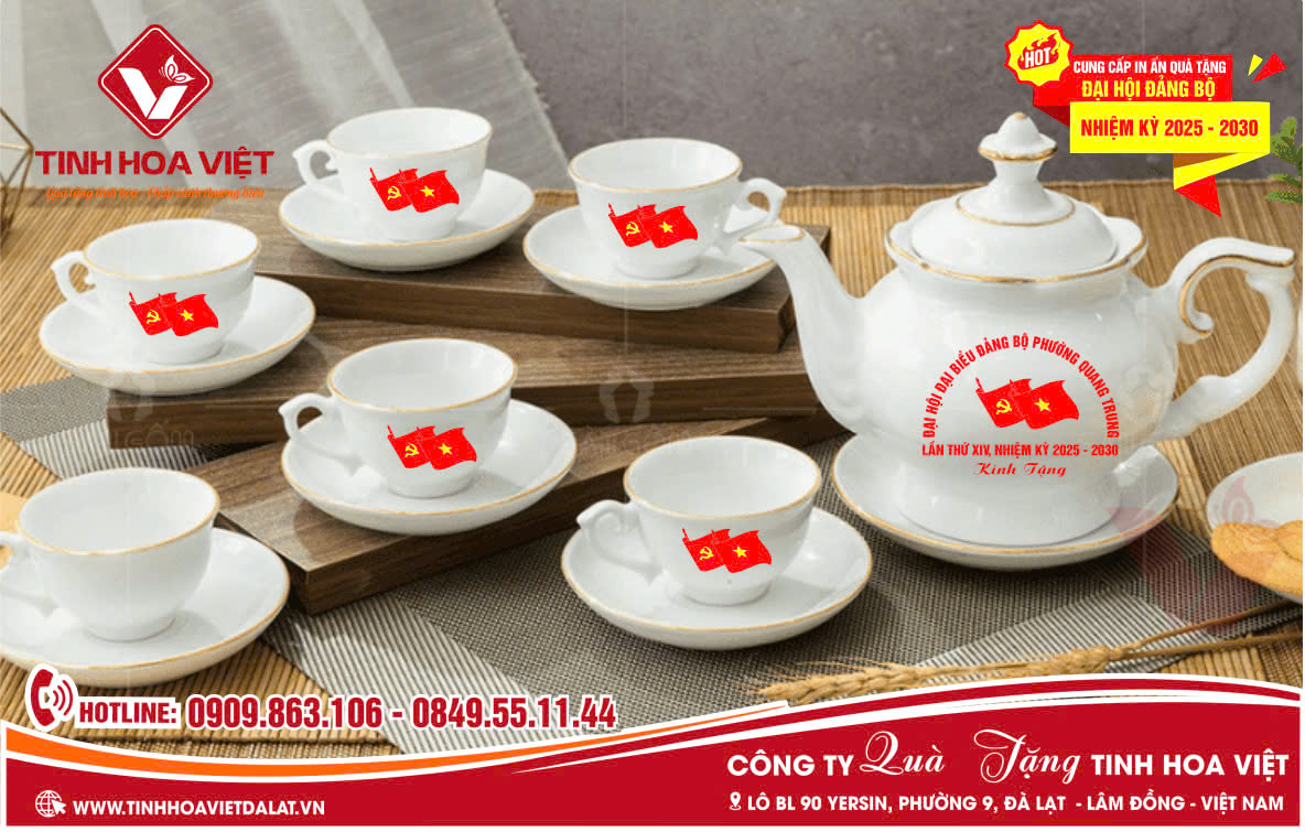 Bộ Ấm Trà Dáng Cát Tường