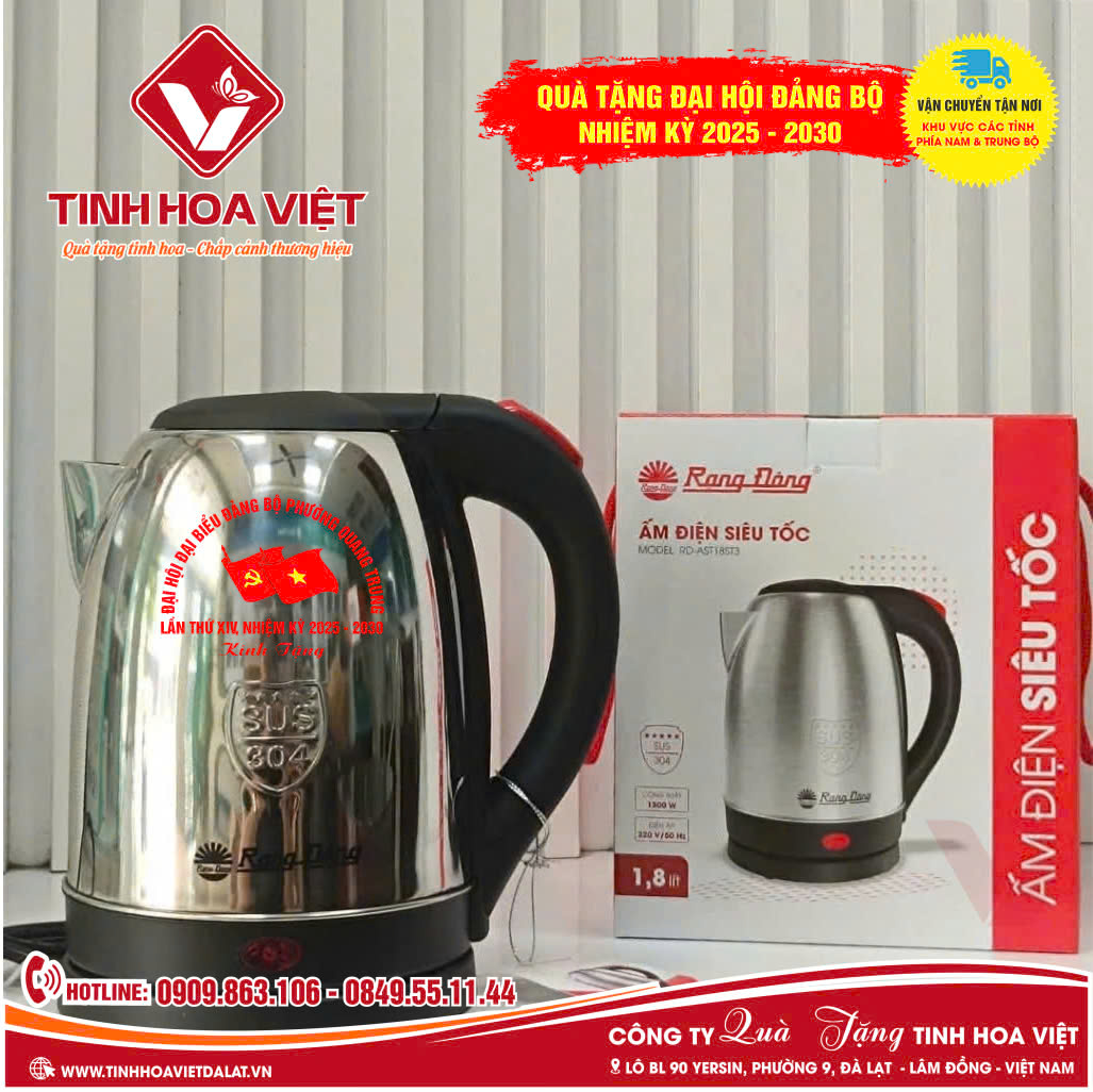 Ấn Ấm Siêu Tốc Quà Tặng Cao Cấp Đại Hội Đảng Bộ