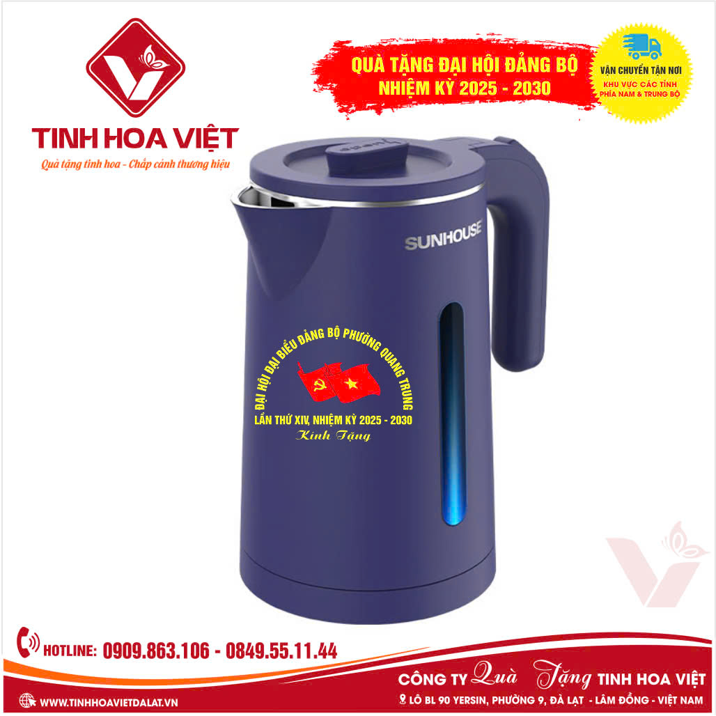 Ấn Ấm Siêu Tốc Quà Tặng Cao Cấp Đại Hội Đảng Bộ