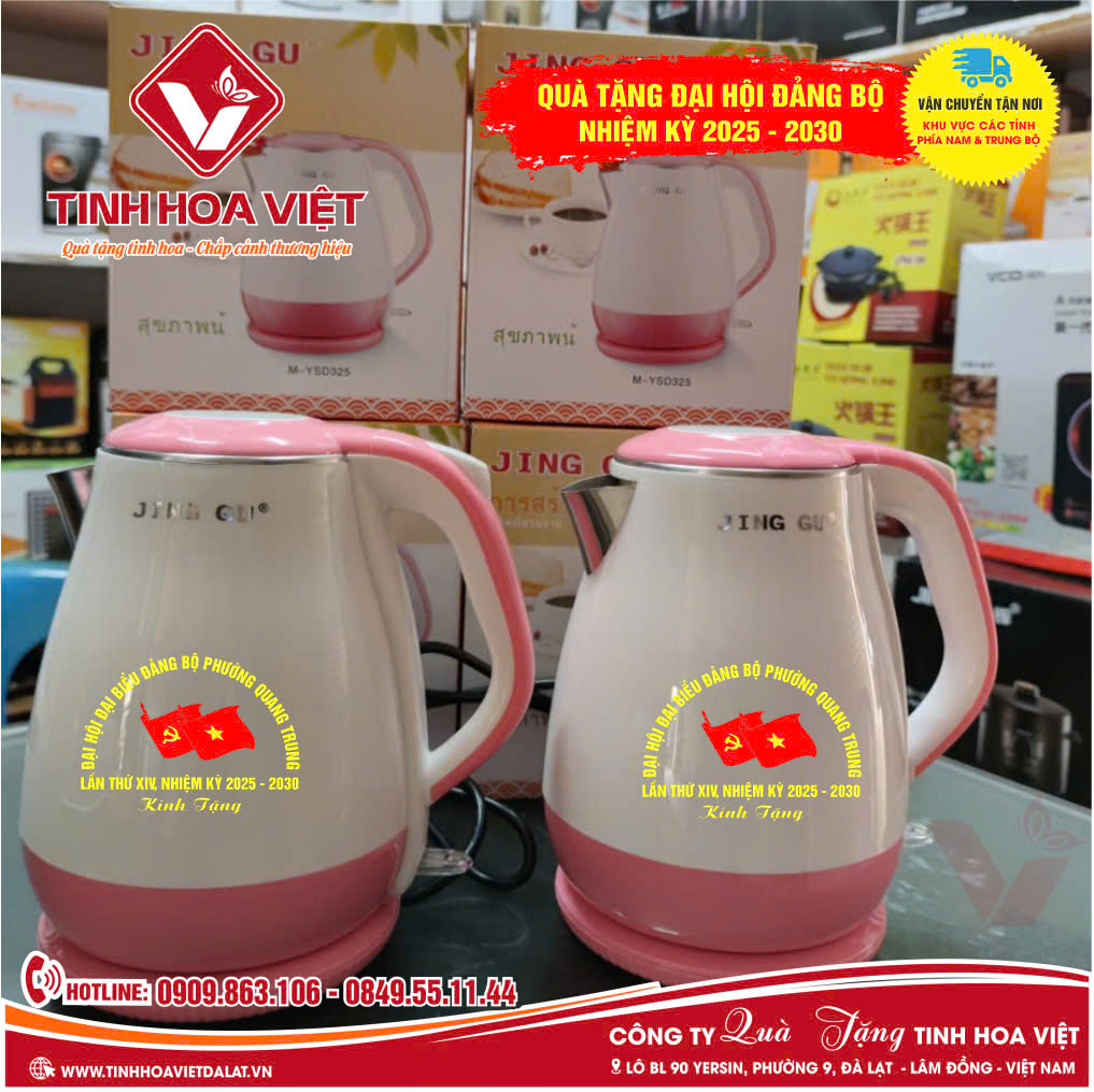 Dịch Vụ In Ấn Ấm Siêu Tốc Quà Tặng Đại Hội Đảng Bộ