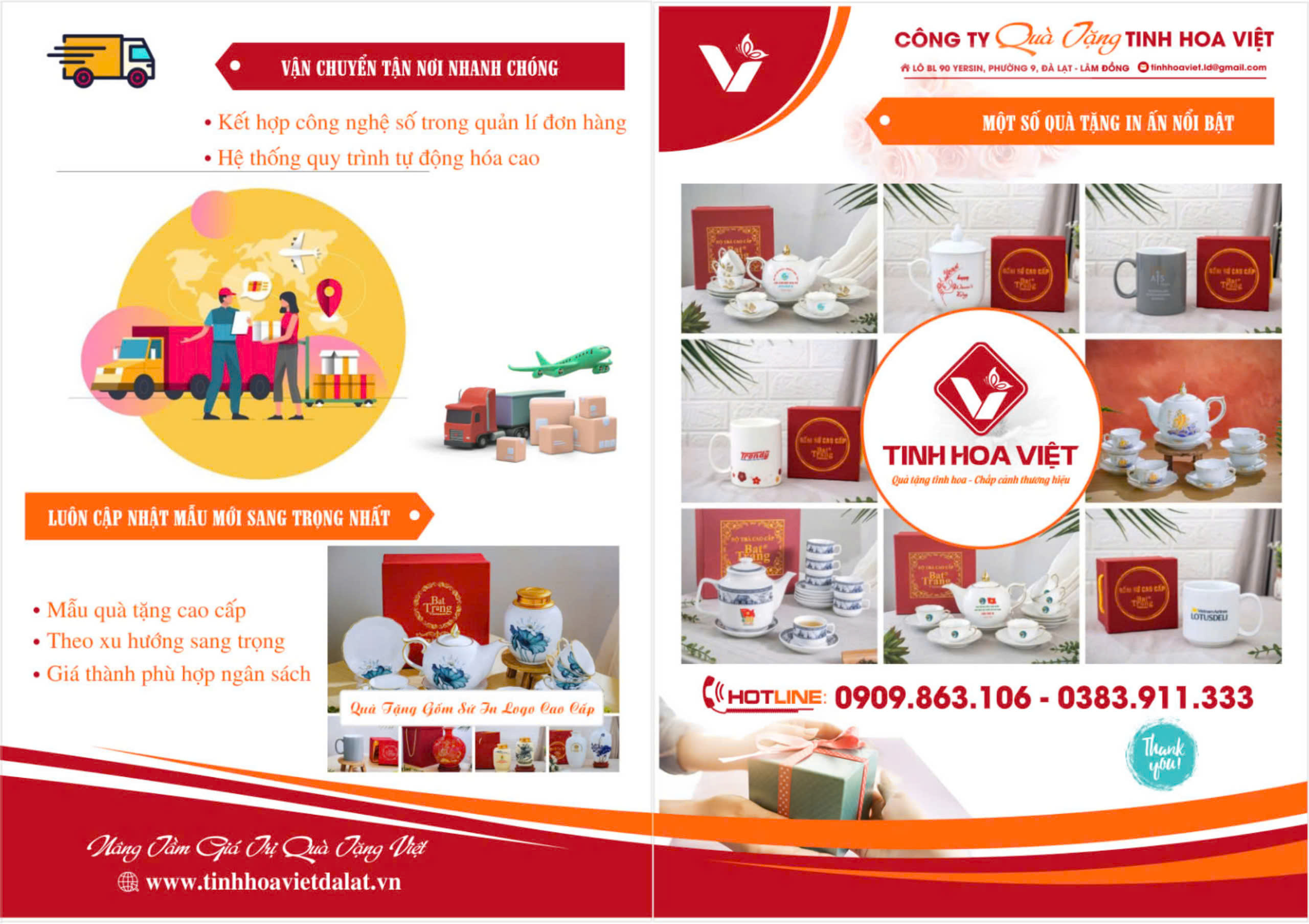 Quà Tặng Tết Doanh Nghiệp Lâm Đồng 2025 – Nhận Thiết Kế & In Logo