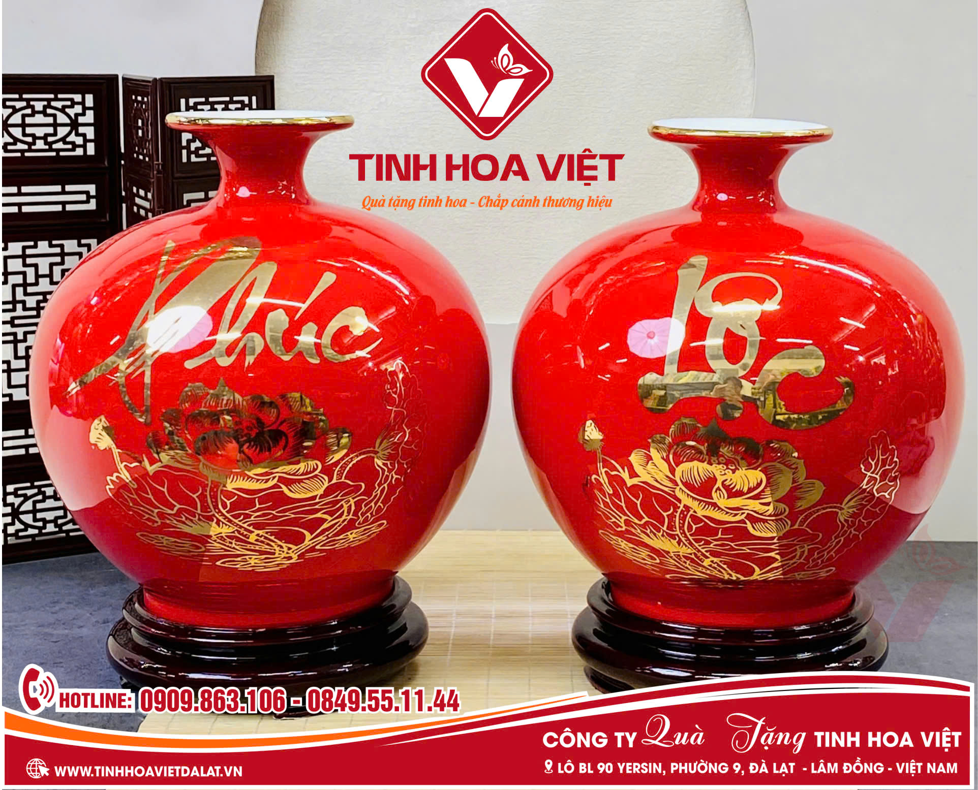 Bình Hút Lộc In Logo – Quà Tặng Đại Hội Đảng Bộ Ý Nghĩa