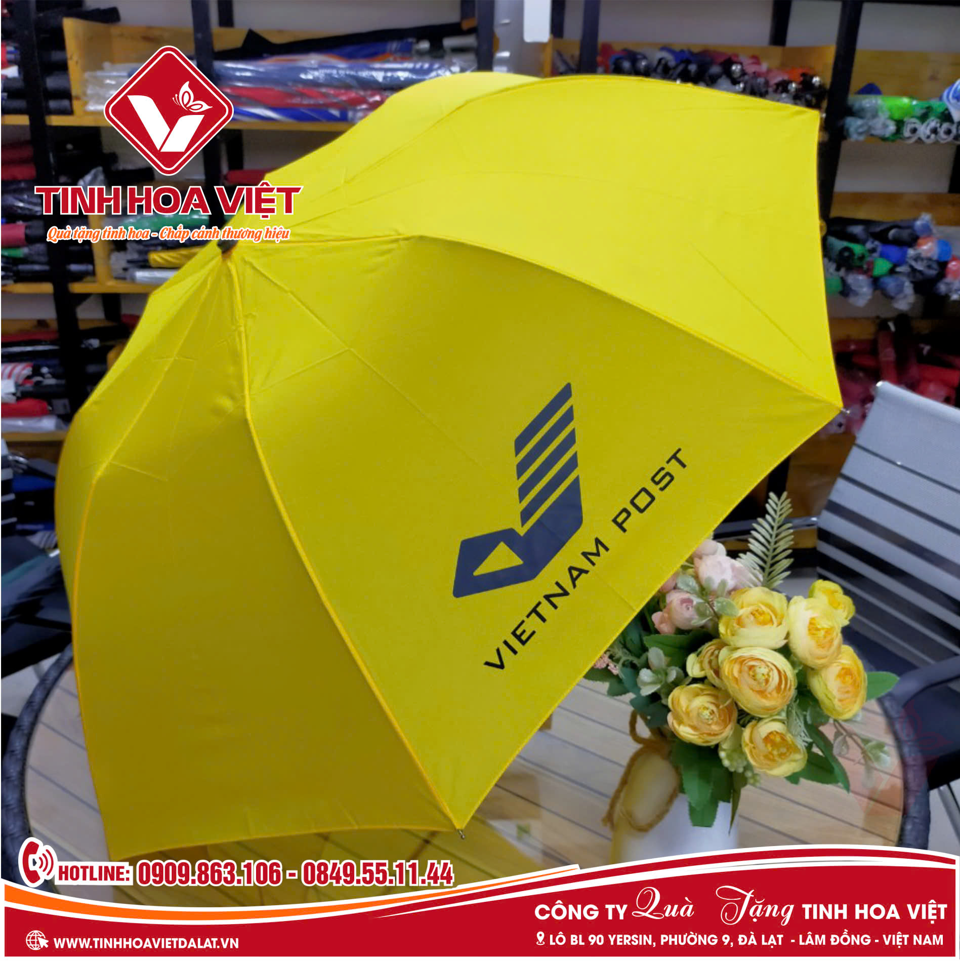 Ô Dù in logo xu hướng quà tặng doanh nghiệp 2025