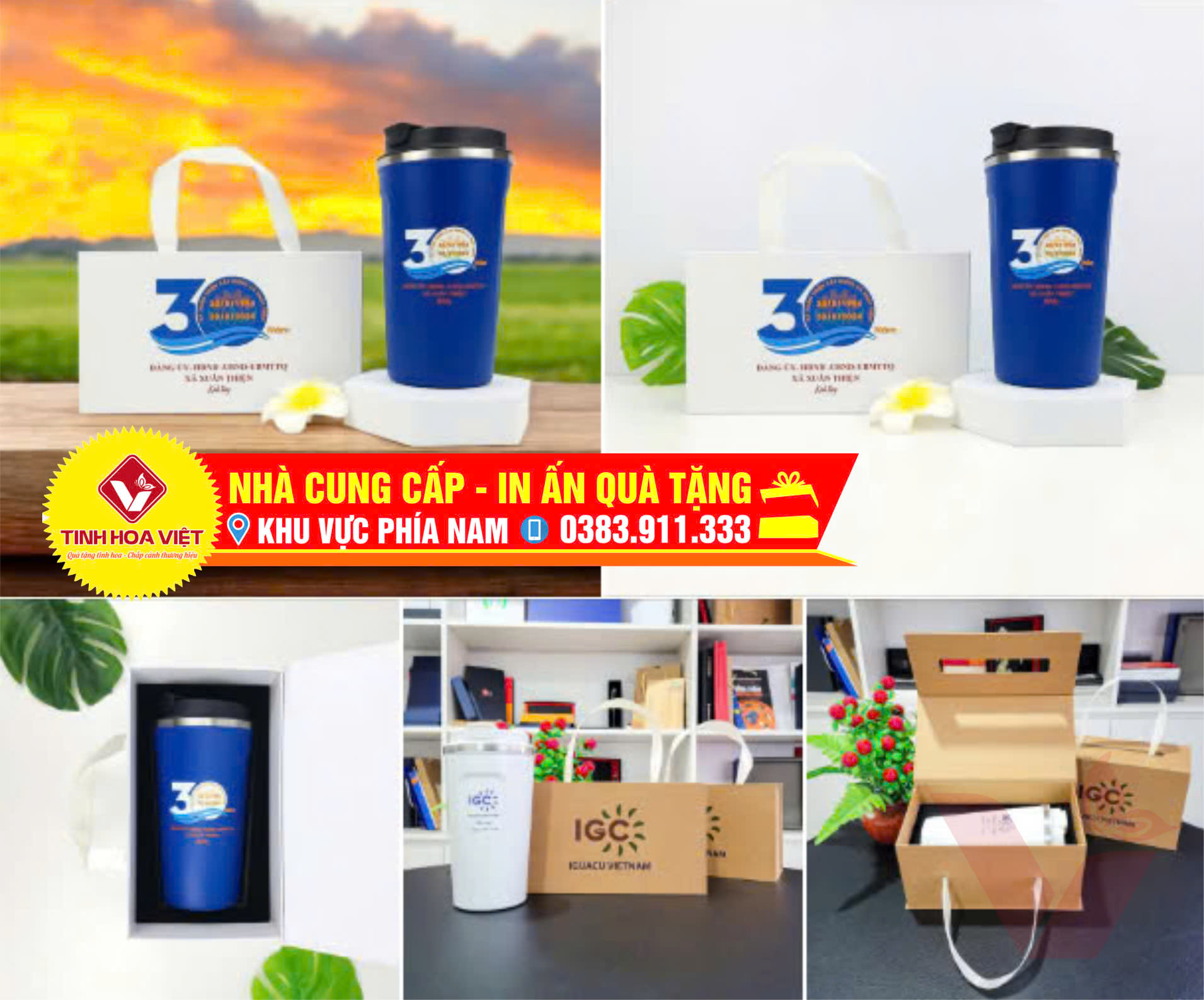 Bình Giữ Nhiệt In Logo – Quà Tặng Du Lịch 2025