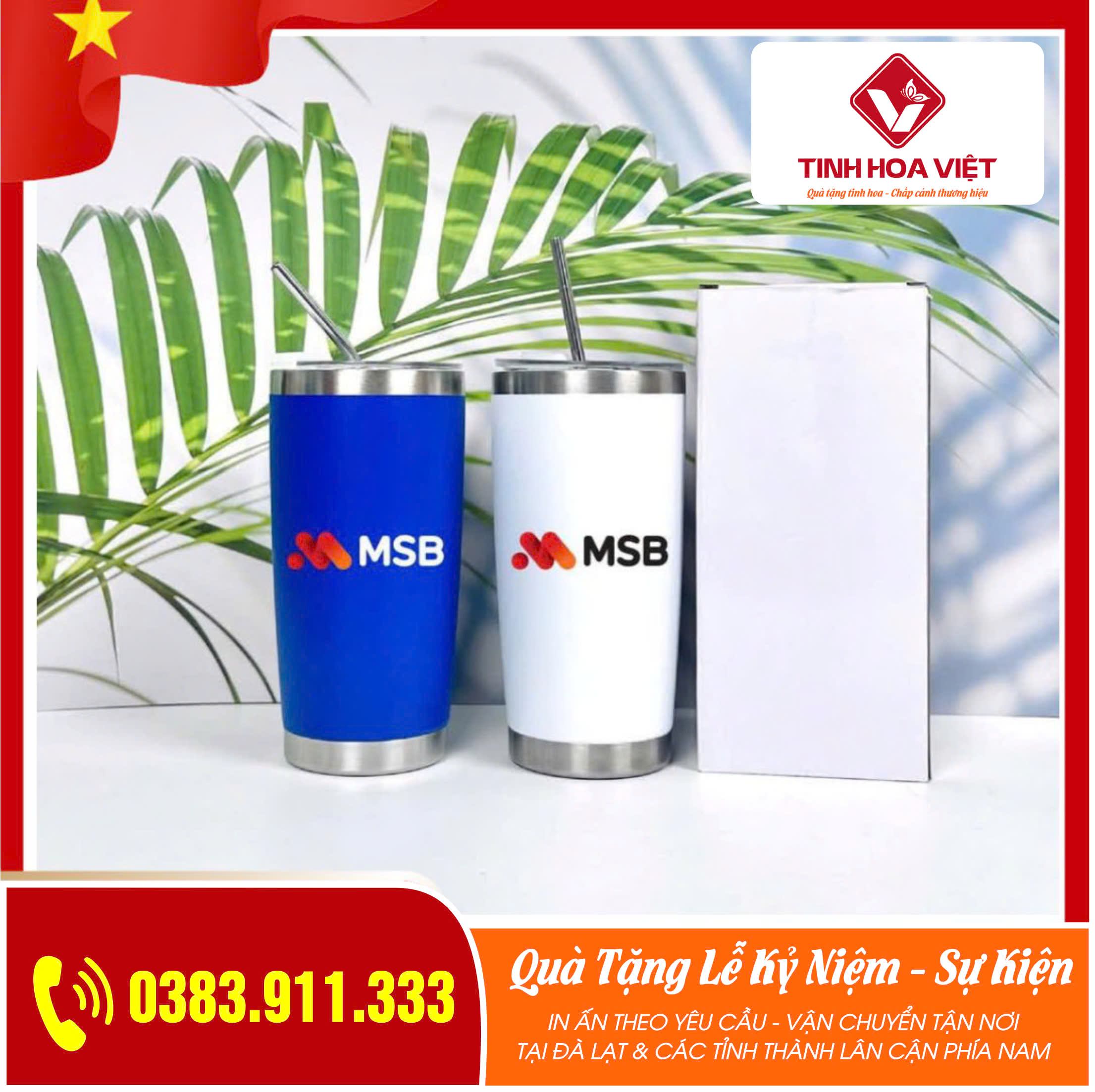 Bình Giữ Nhiệt In Logo – Quà Tặng Du Lịch 2025