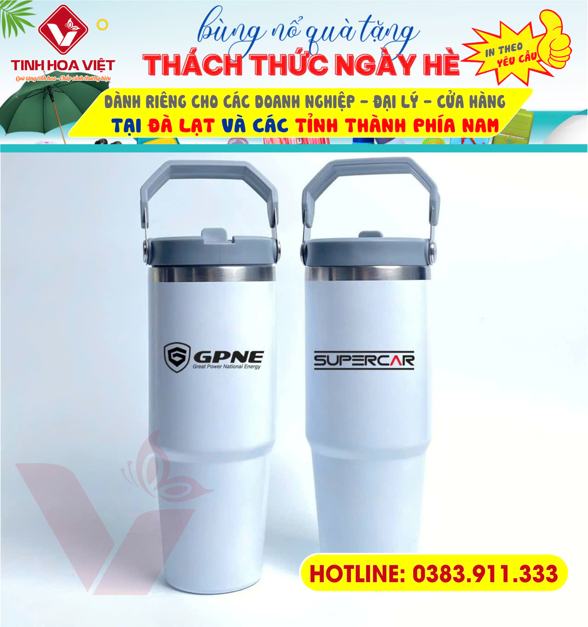 Quà Tặng Teambuilding - Du Lịch Hè In Logo Theo Yêu Cầu