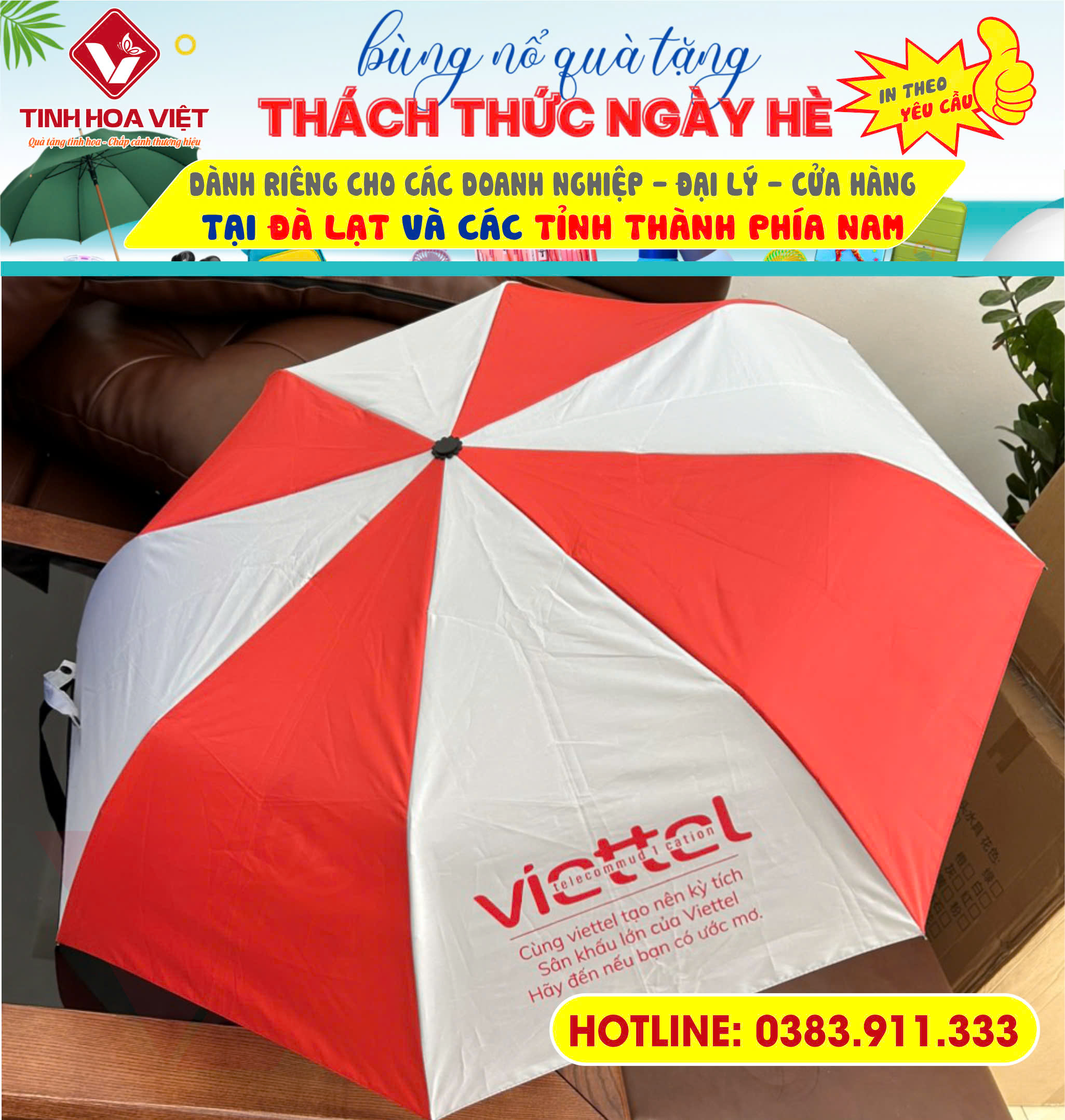 Quà Tặng Teambuilding - Du Lịch Hè In Logo Theo Yêu Cầu