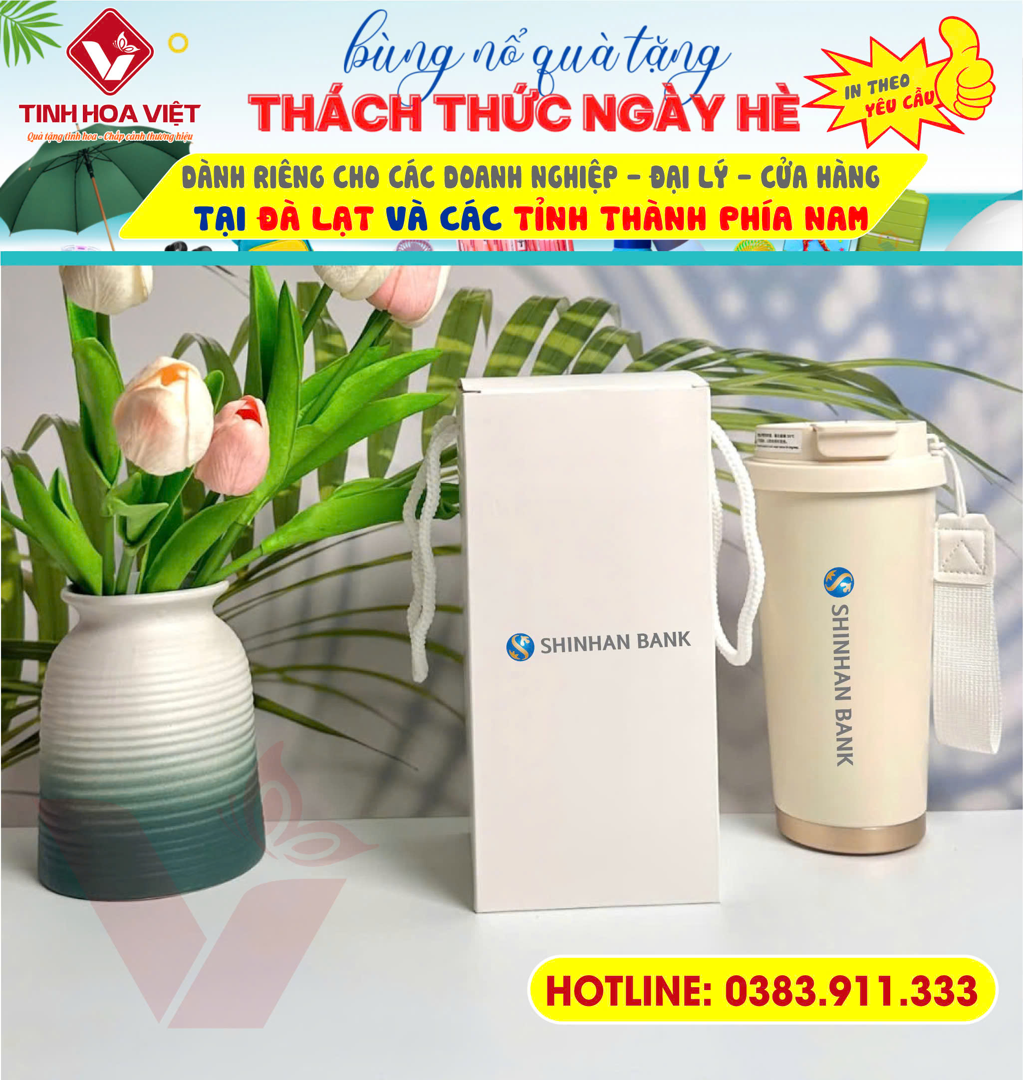 Quà Tặng Teambuilding - Du Lịch Hè In Logo Theo Yêu Cầu