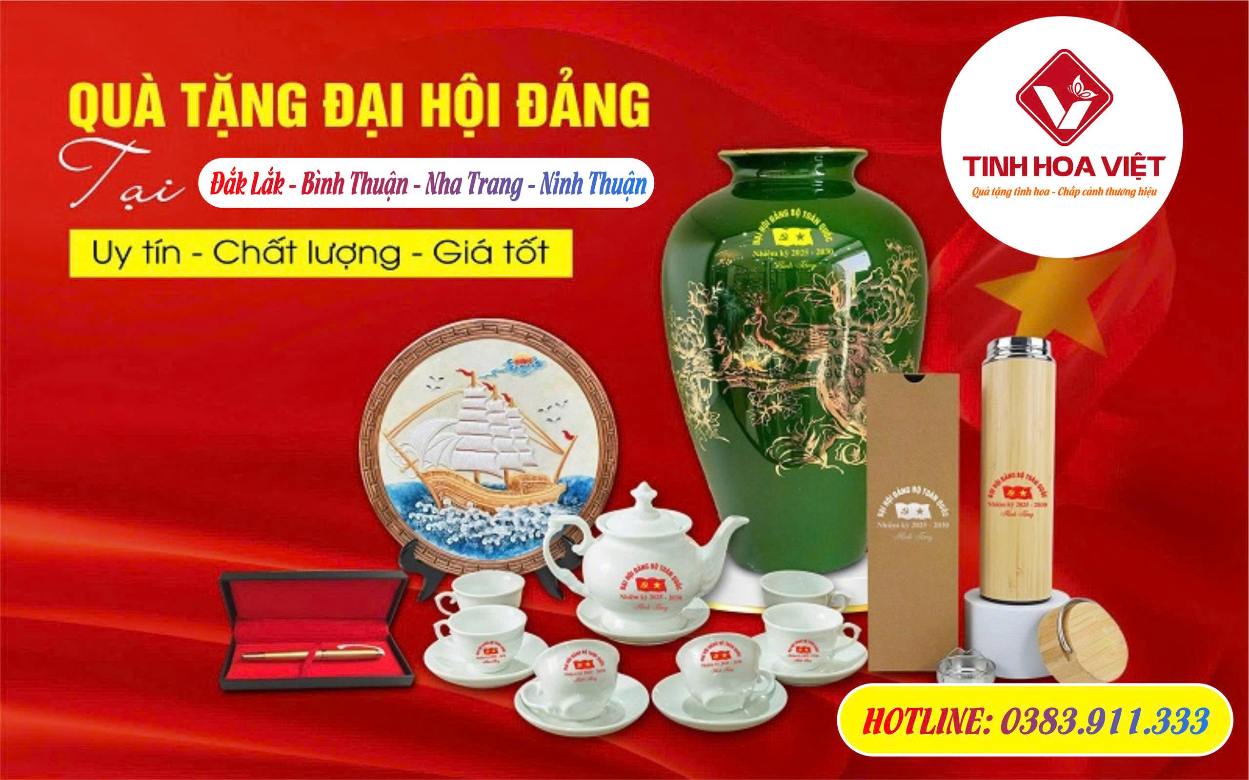 Quà Tặng Đại Hội Đảng Bộ Tại Đắk Lắk I Bình Thuận I Nha Trang I Ninh Thuận