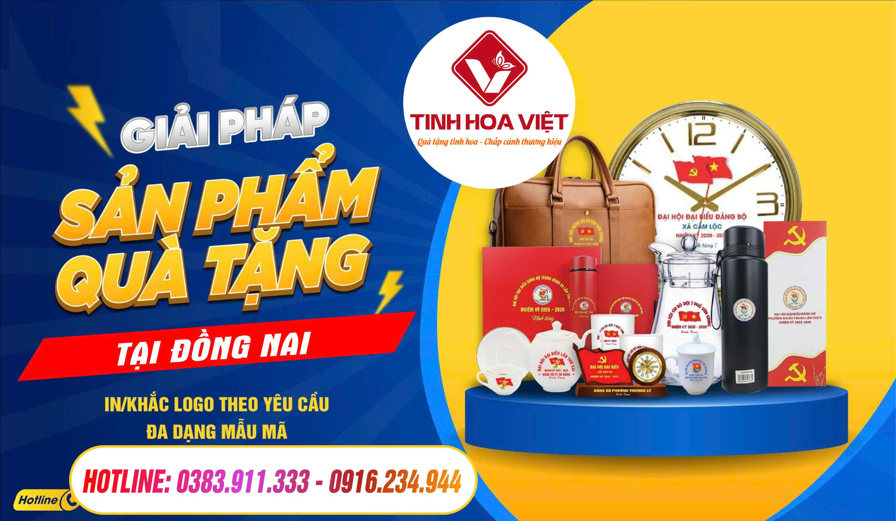 In Quà Tặng Đại Hội Đảng Tại Đồng Nai | Giao Nhanh – Giá Xưởng