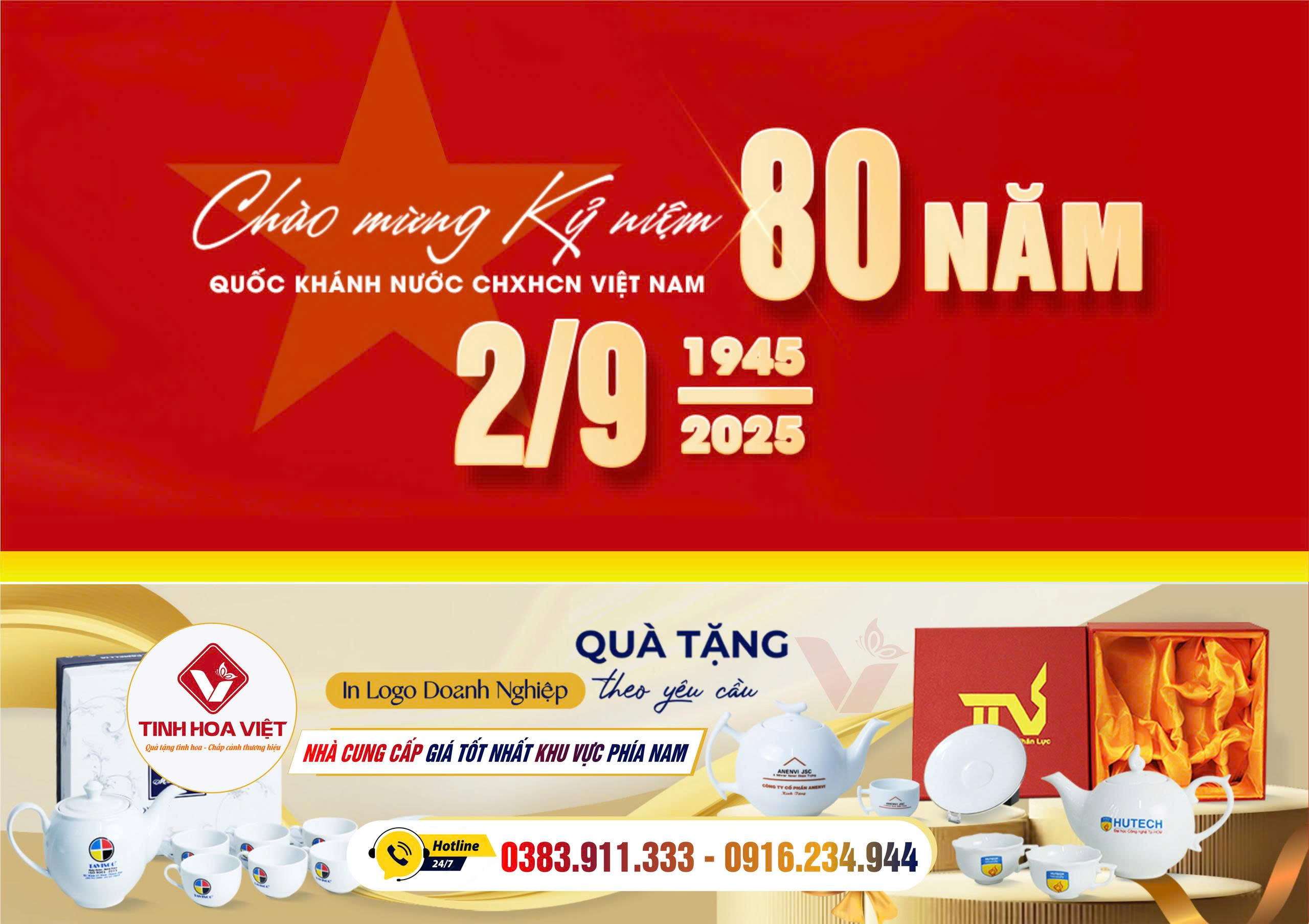 Tinh Hoa Việt Chào Mừng Quốc Khánh 2/9/2025
