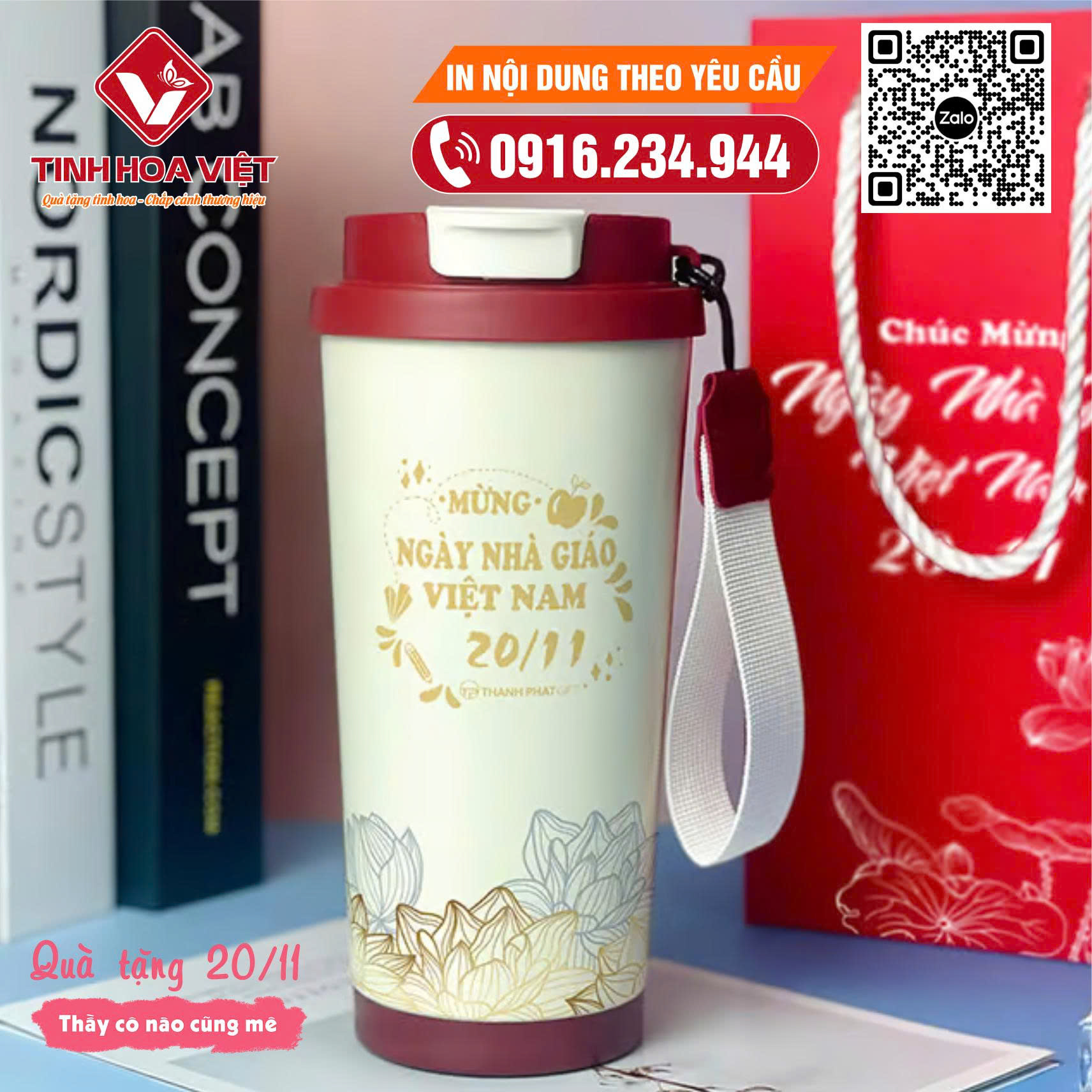 Quà Tặng Thầy Cô In Logo Theo Yêu Cầu, Giá Tận Xưởng