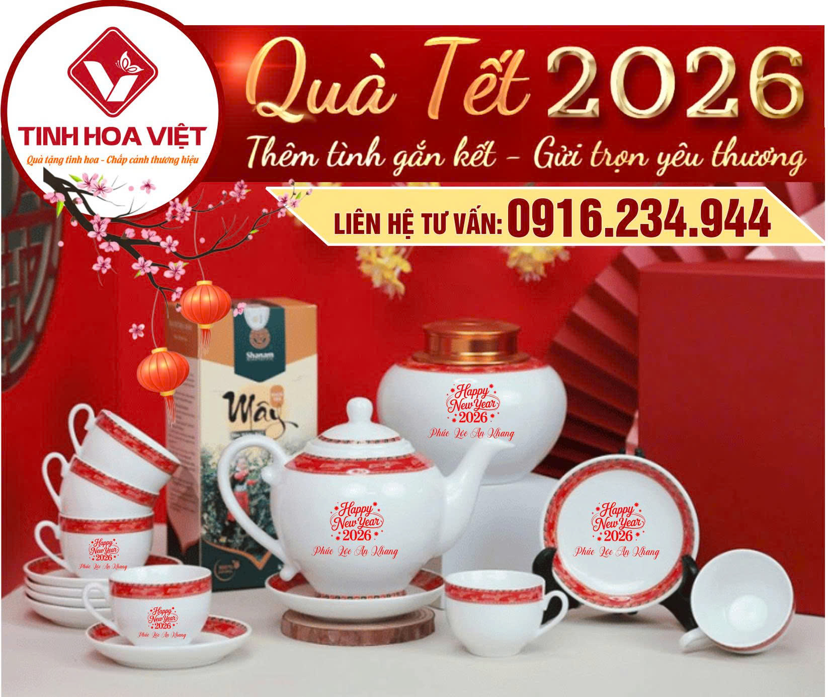 Quà Tặng Tri Ân Tết Dương Lịch 2026 In Logo – Giá Tận Xưởng Sỉ Lẻ