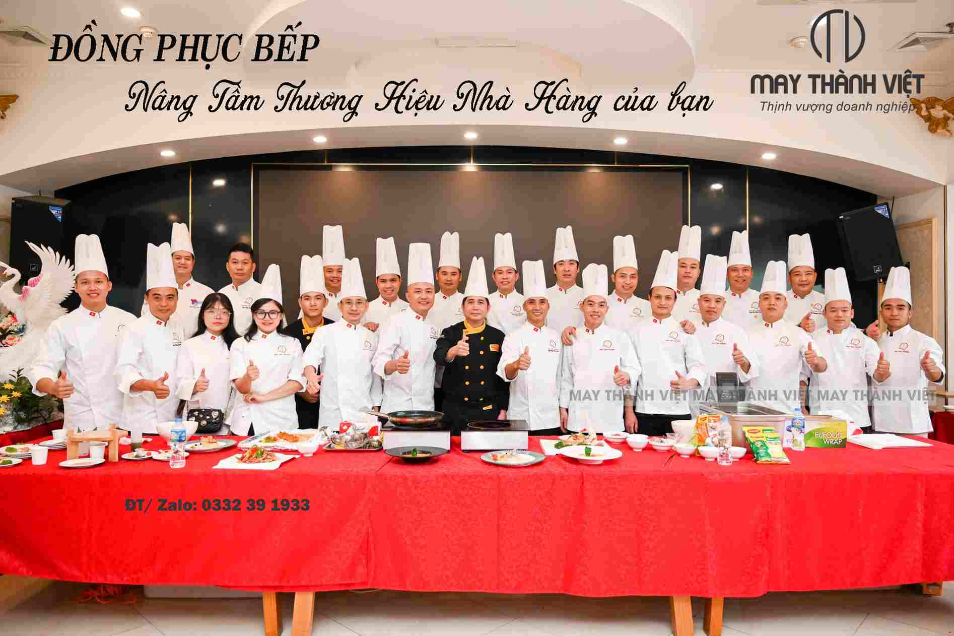 Áo bếp nhà hàng