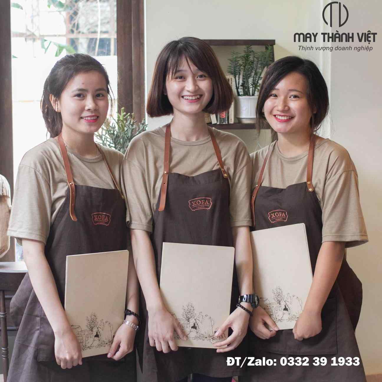 áo đồng phục quán cà phê