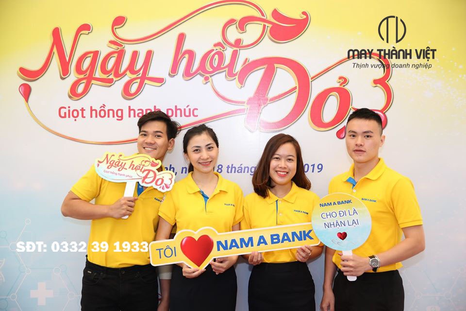áo đồng phục ngân hàng Nam Á bank