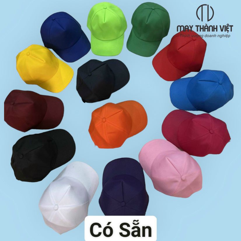 bảng màu mũ 5 múi có sẵn nhiều màu