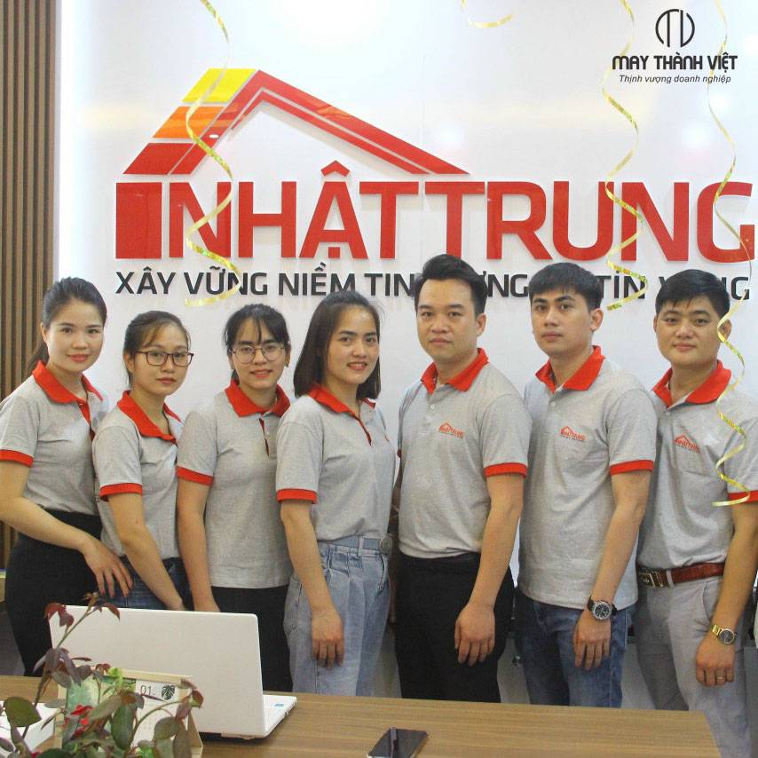 Áo đồng phục màu xám lông chuột