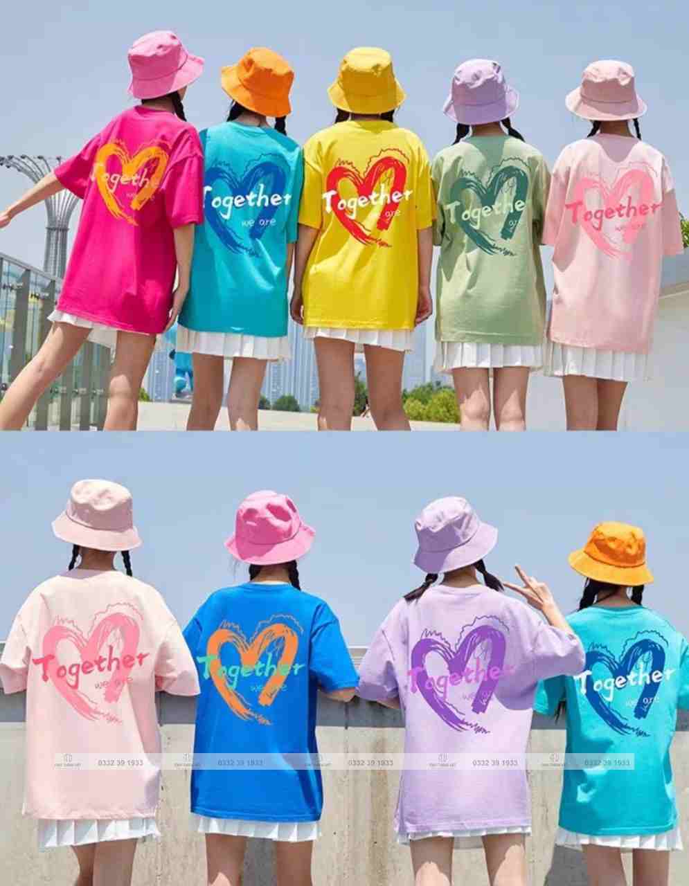 đồng phục biển sắc màu