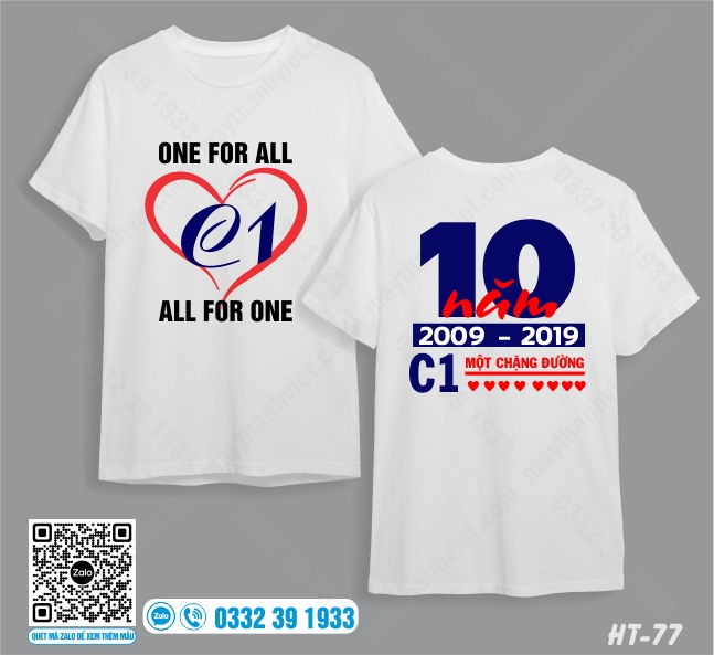 Đồng phục họp lớp 10 năm ra trường đẹp tại hòa bình