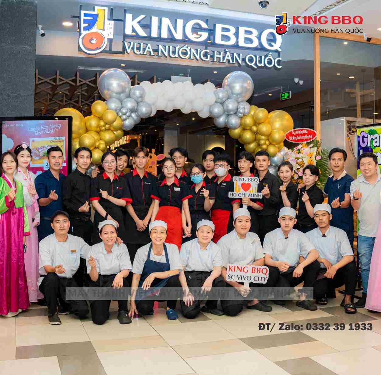 Đồng phục nhà hàng nướng King BBQ
