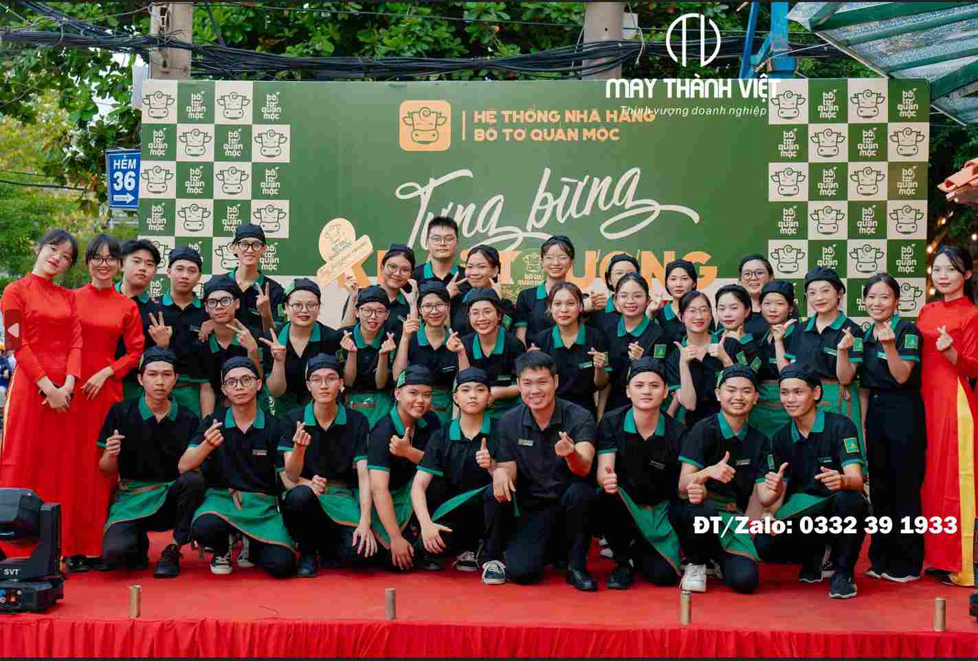 đồng phục nhà hàng ăn uống