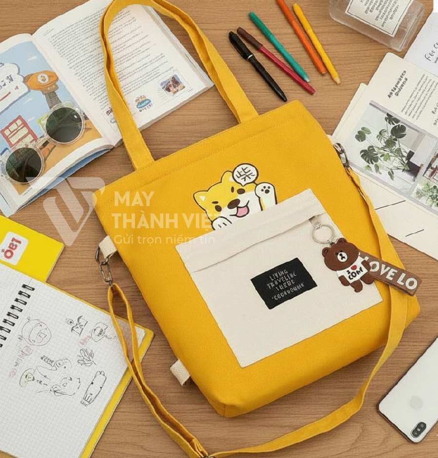 in túi tote theo yêu cầu