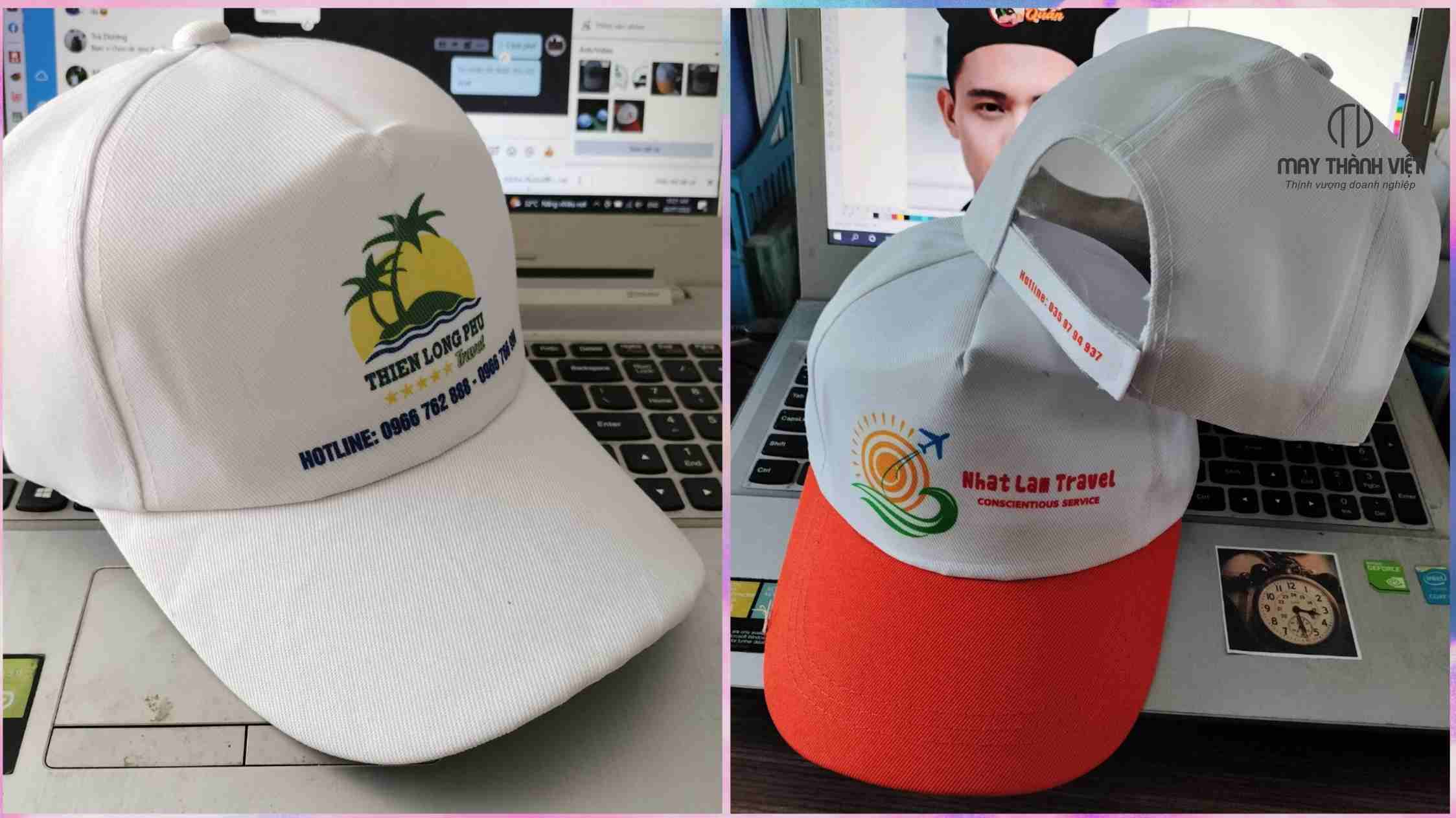 kích thước mũ lưỡi trai du lịch