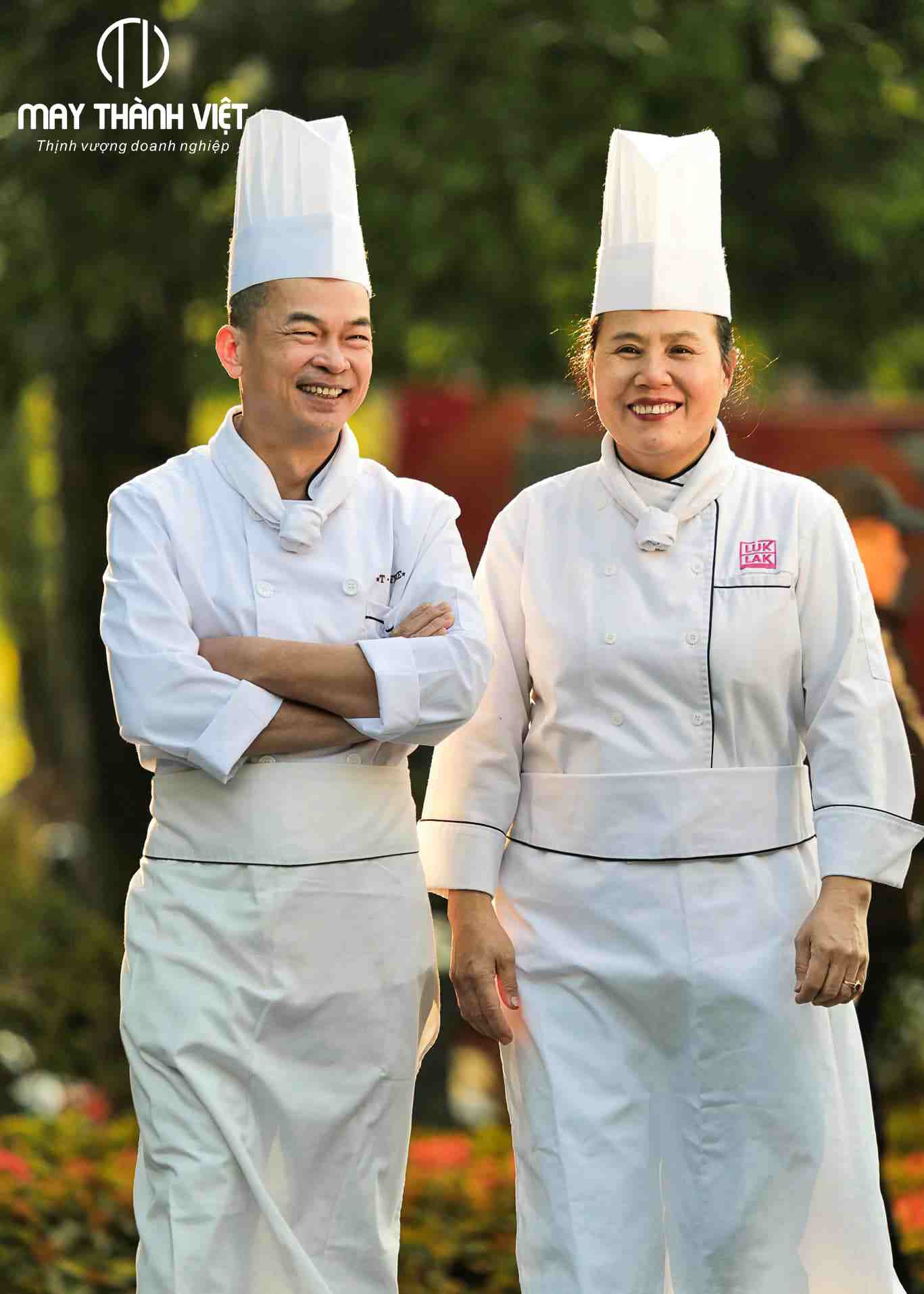 Mẫu áo bếp trưởng may theo yêu cầu