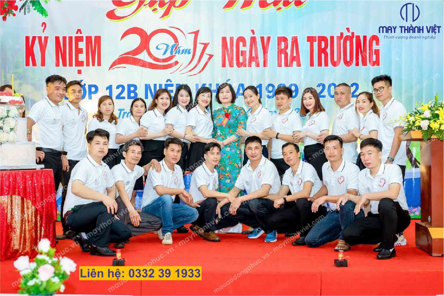 Mẫu áo phông họp lớp đẹp 20 năm ra trường