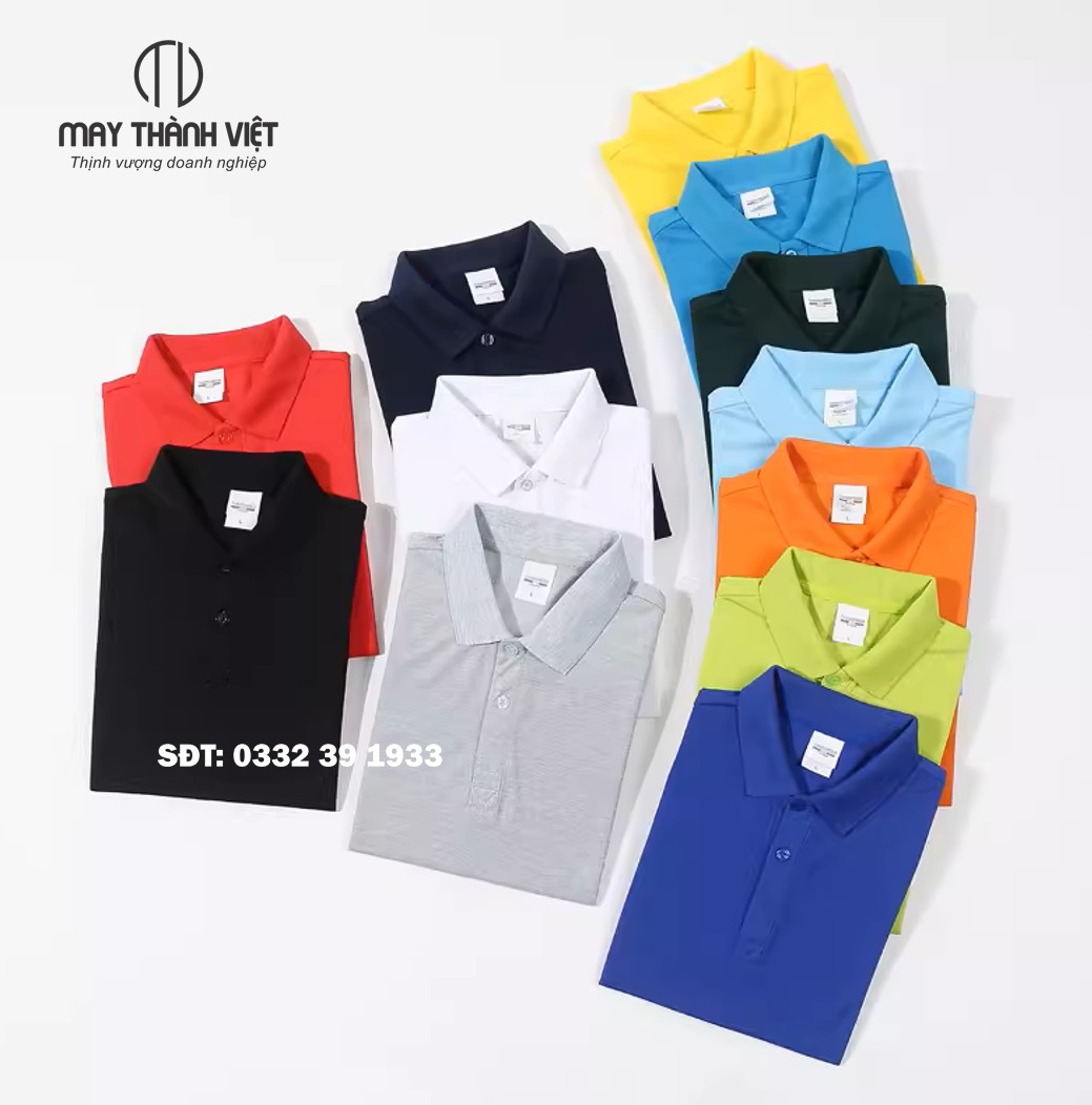 May áo đồng phục polo