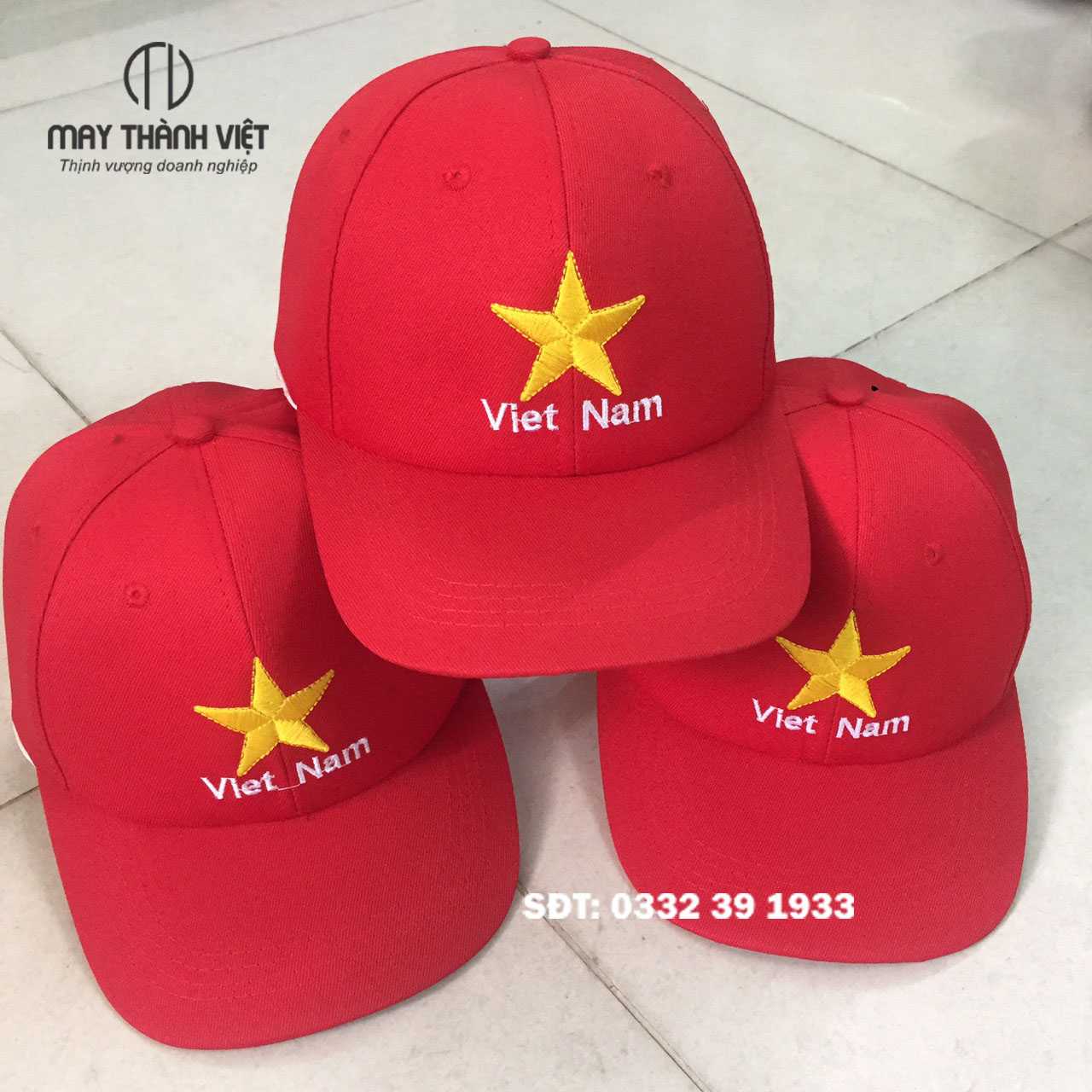 mũ cờ đỏ sao vàng