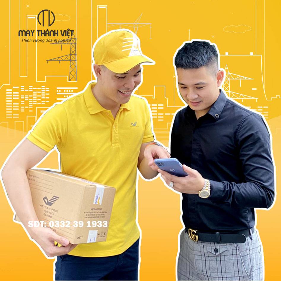 Mũ lưỡi trai công ty giao hàng Vietnampost